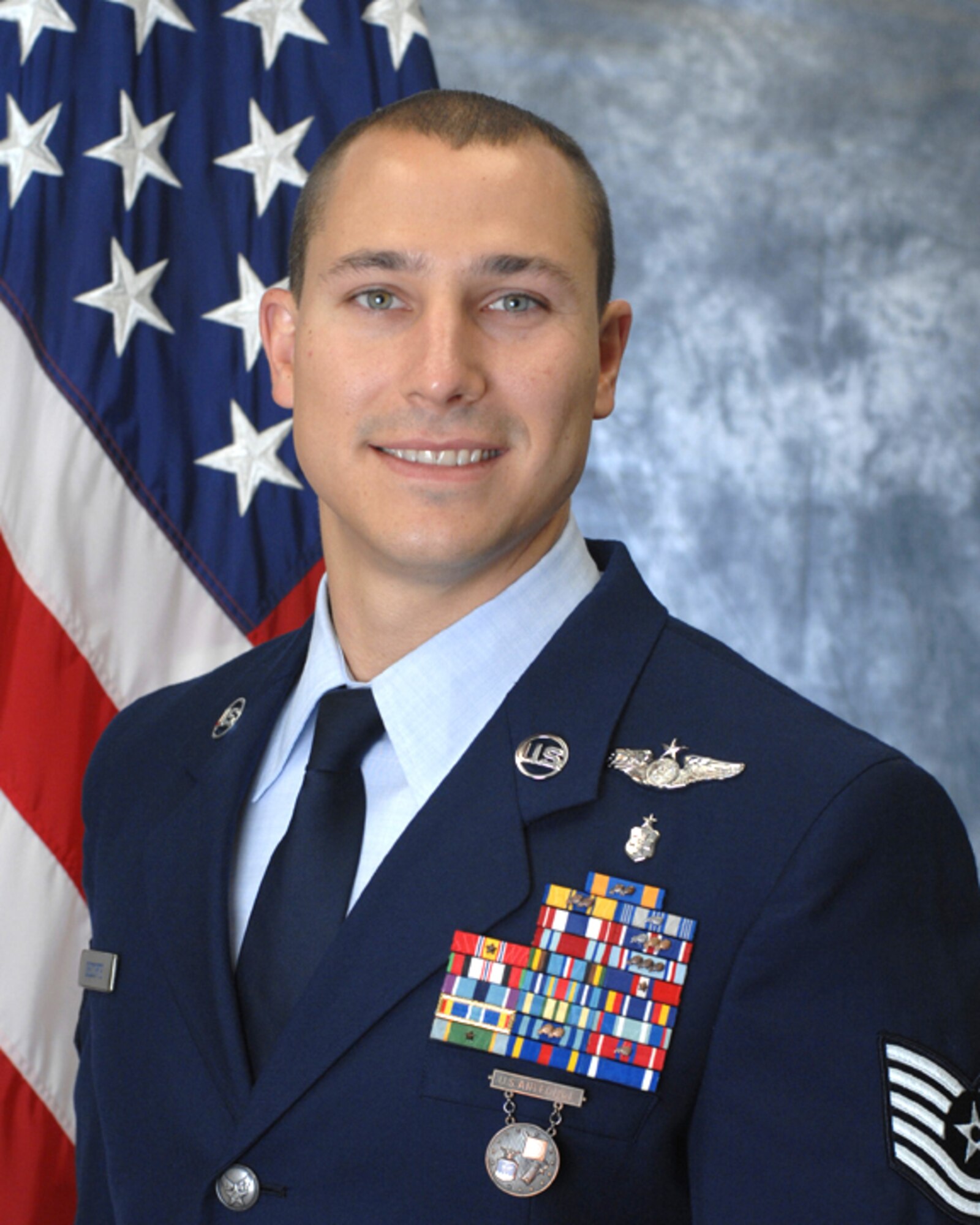 MINOT AIR FORCE BASE, N.D. -- Tech. Sgt. Mark DeCorte, 5th Medical Support Squadron, Non commissioned officer in charge of medical readiness, will be traveling around the country telling his story as part of the Why We Serve program. (U.S. Air Force photo by Airman 1st Class Joe Rivera)