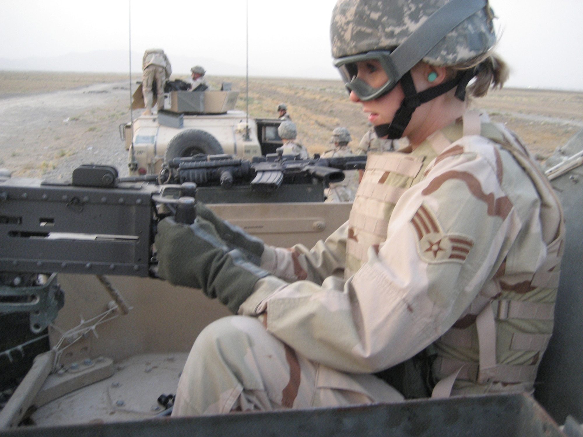 Senior Airman Alanna Jolley was in the second week of her deployment in Afghanistan when her unit came under attack.