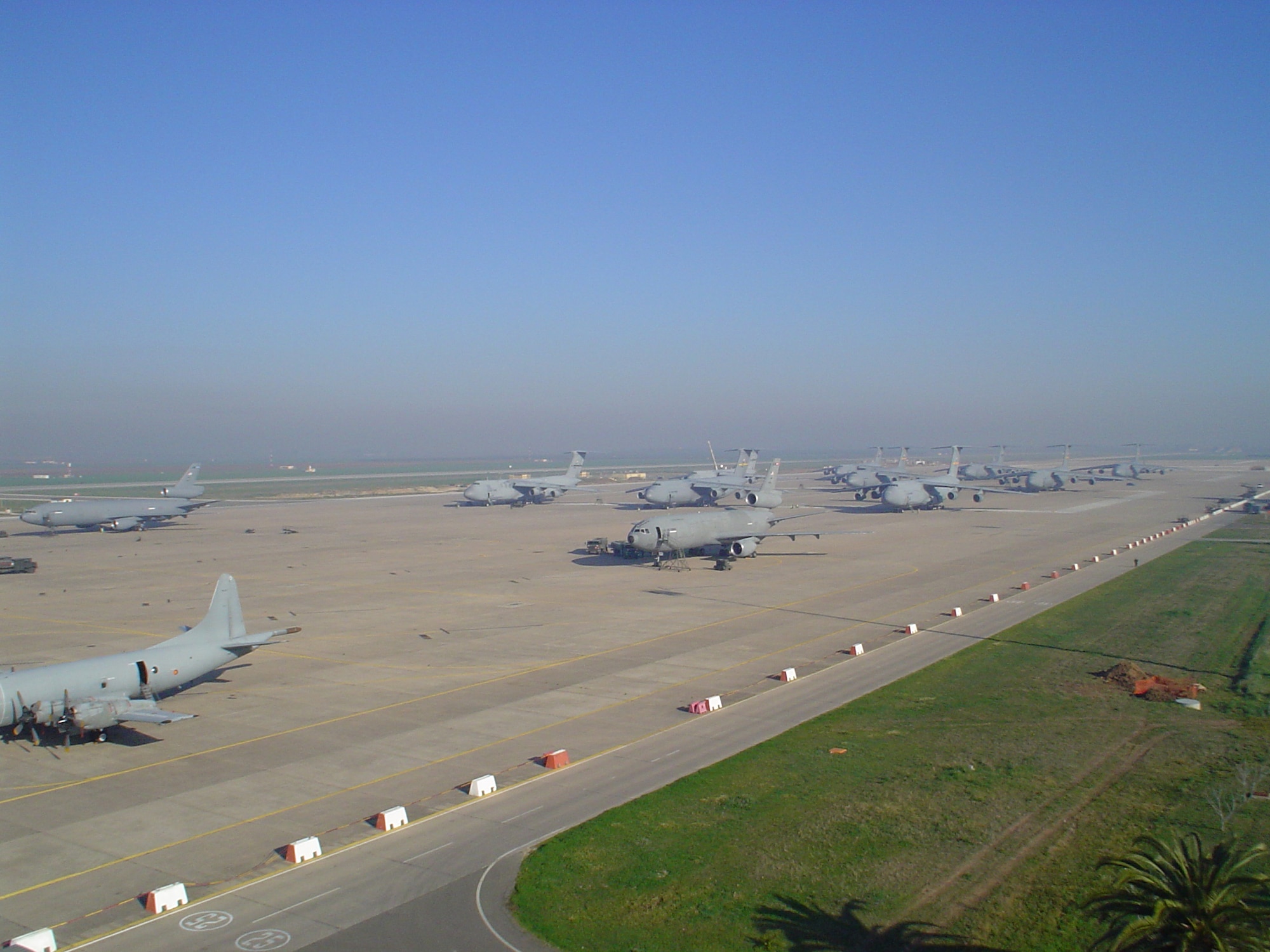 The 86th Airlift Wing’s 496th Air Base Squadron at Morón Air Base, Spain, supports an airfield bustling with aircraft coming in and out of theater in support of operations around the globe