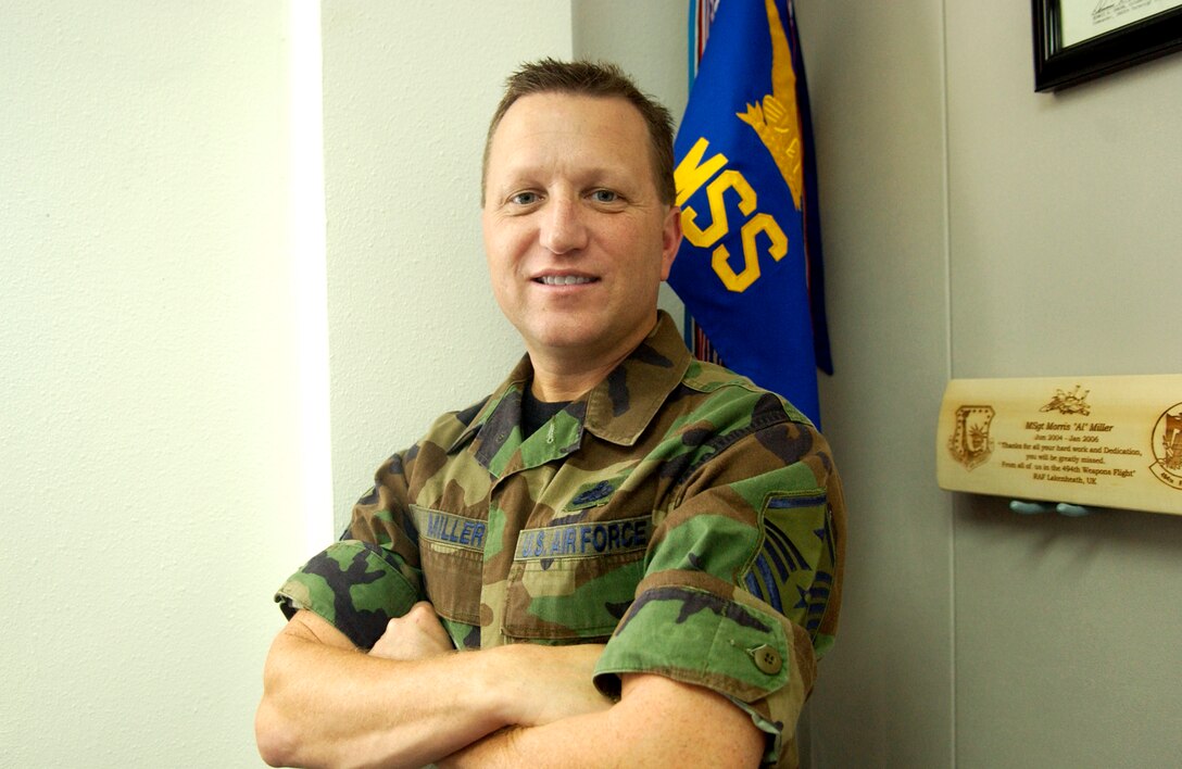 ANDERSEN AFB, GUAM--Master Sgt. Morris Miller, first sergeant of the 36th Mission Support Squadron and the 36th Services Squadron. (U.S. Air Force photo/Senior Airman Miranda Moorer)                                         