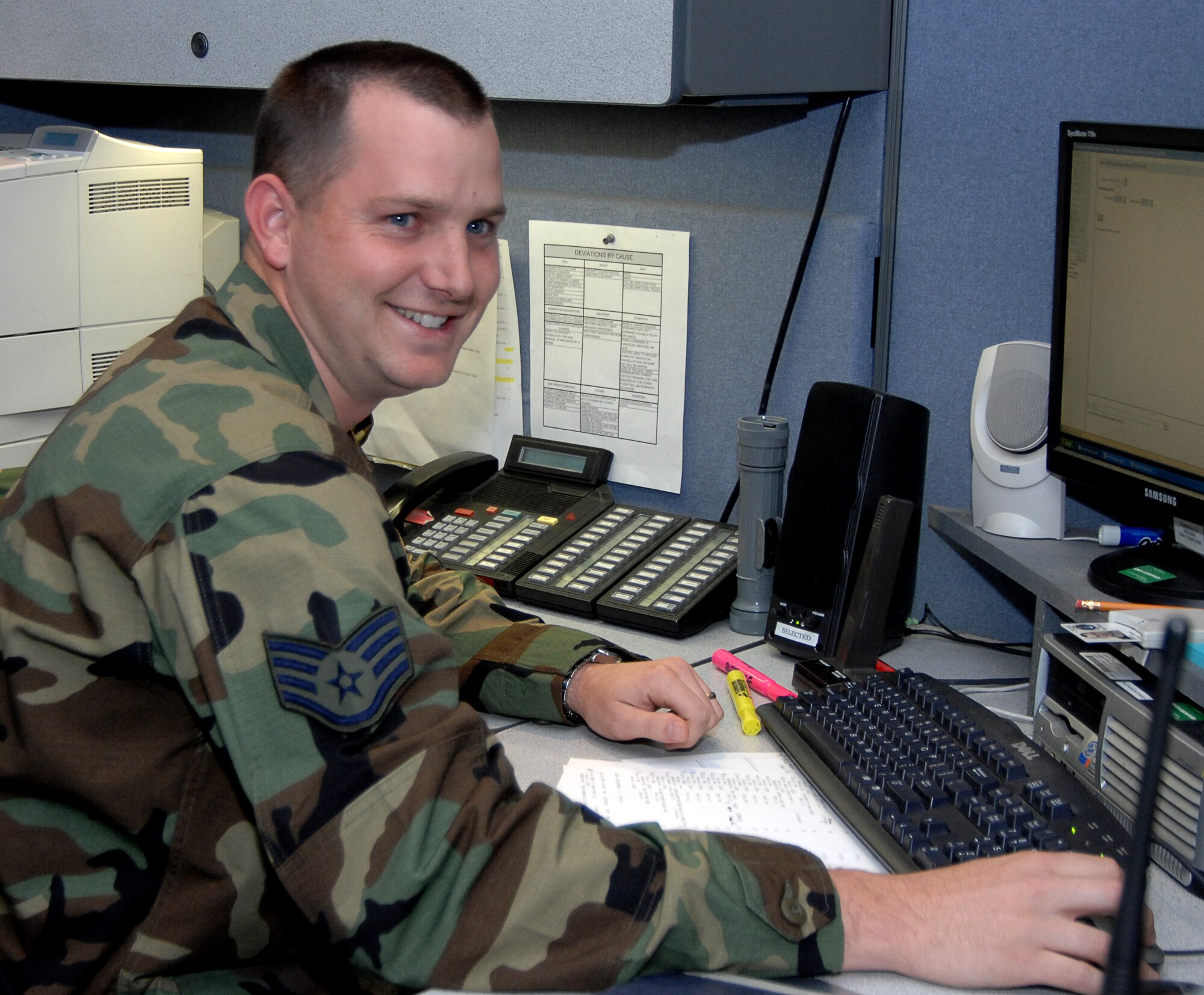 MOUNTAIN HOME AIR FORCE BASE, Idaho -- Staff Sgt. Kasey Darlin serves as a senior weapons system controller with the 366 Maintenance Operations Squadron. (U.S. Air Force Photo/ Staff Sgt. Rodney D. Ivey)