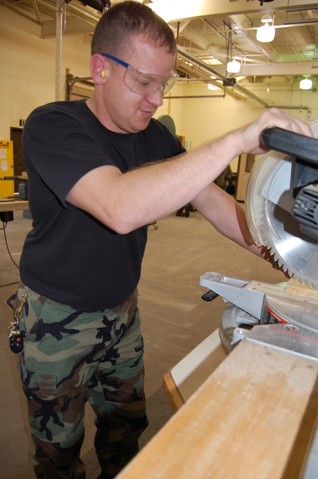 EIELSON AIR FORCE BASE, Alaska--Staff Sgt. Joseph Antill, 354th Civil Engineer Squadron structural craftsman base locksmith, is the Hall of Famer for the week of Oct. 12 to 18. (U.S. Air Force photo by Airman 1st Class Nora Anton)
