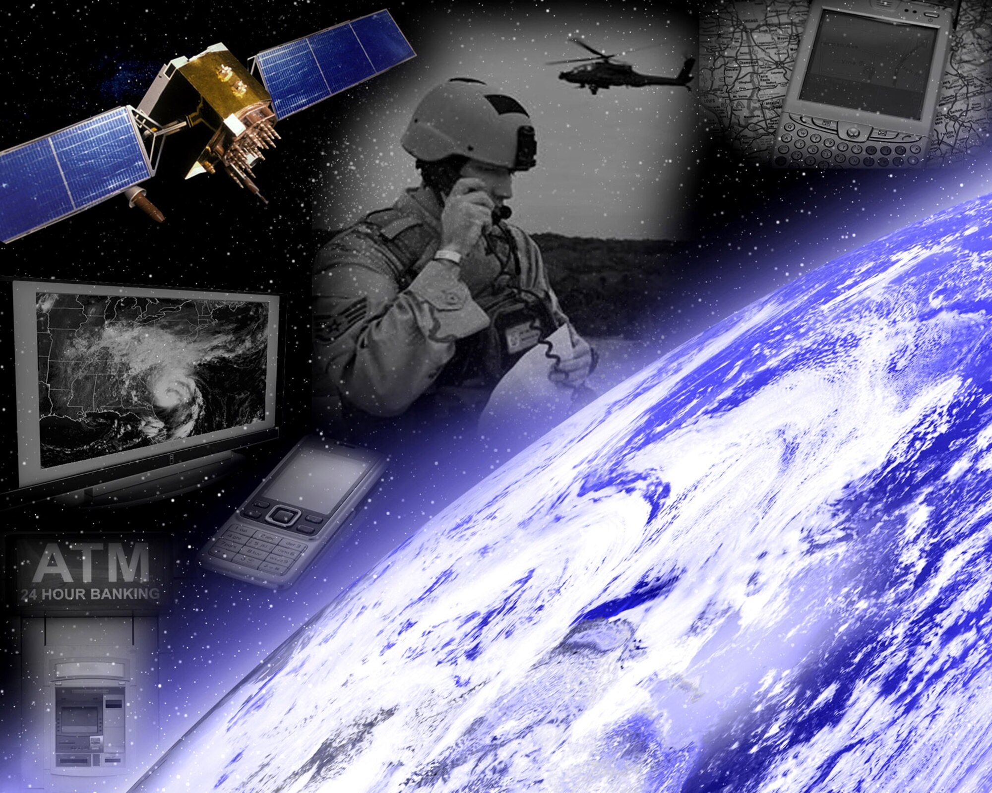 A three-day Space Education Symposium held by Air University?s National Space Studies Center brought together experts and scholars from universities, military and government agencies to discuss concerns about space assets being mostly an unsecured resource and how few Americans understand their dependency on them. (U.S. Aif Force illustration/Staff Sgt. Jason Lake)