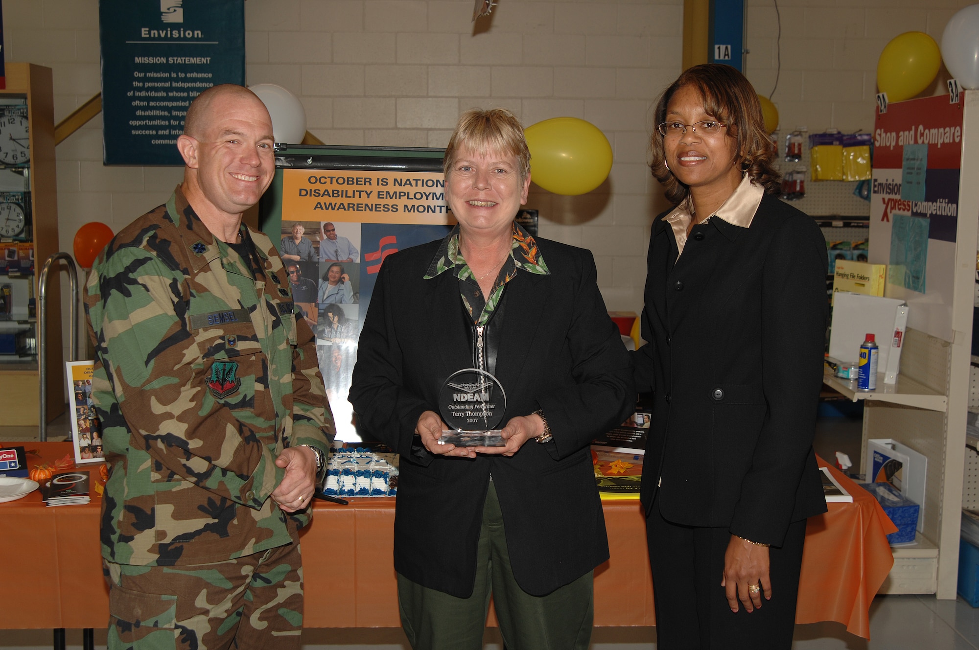 Envision recognizes "NDEAM" > Whiteman Air Force Base > Article Display