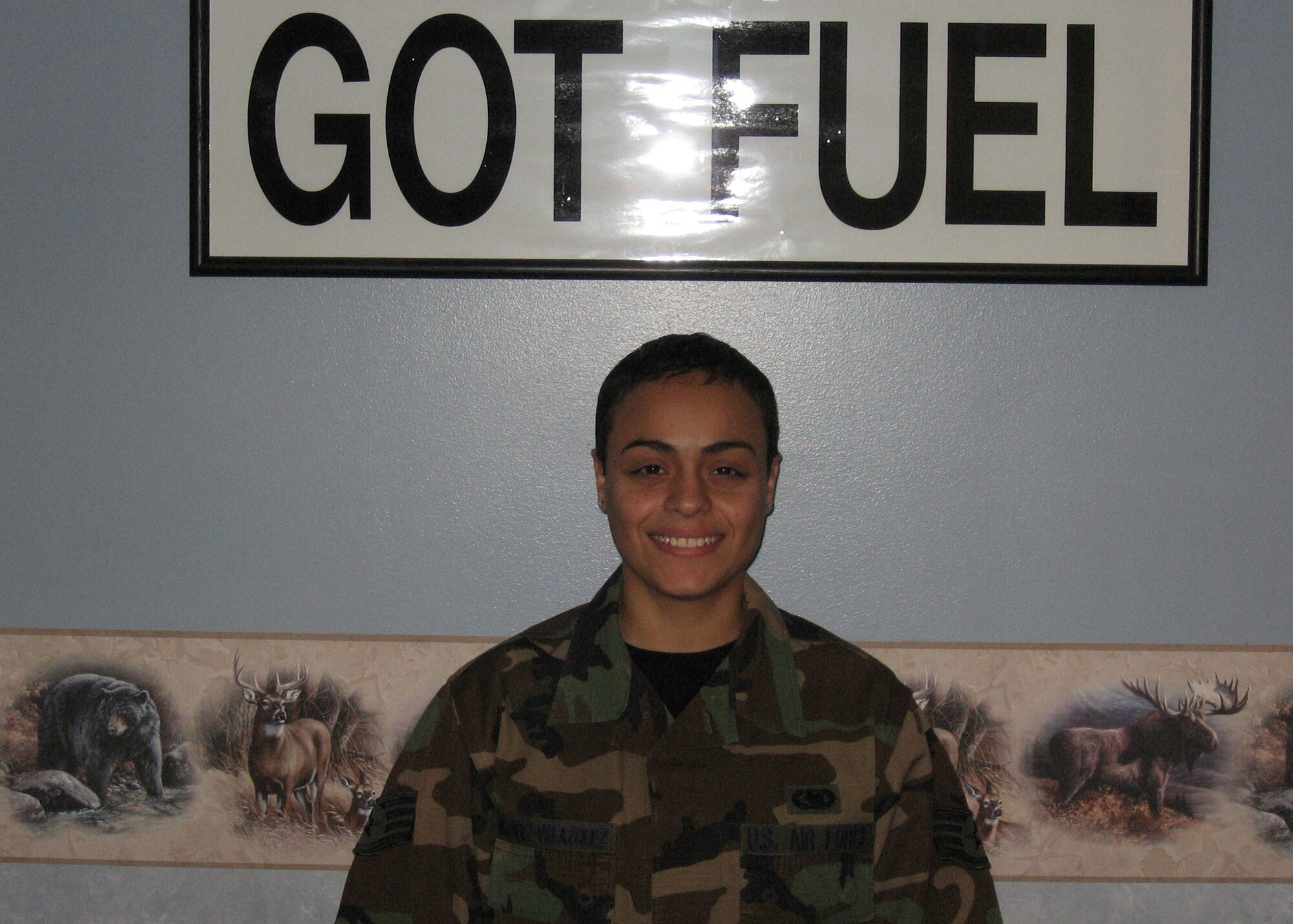 EIELSON AIR FORCE BASE, Alaska--Staff Sgt. Liz Melendez, 354th Logistics Readiness Squadron fuels resource controller, is the Hall of Famer for the week of Oct. 19 to 25. (courtesy photo)
