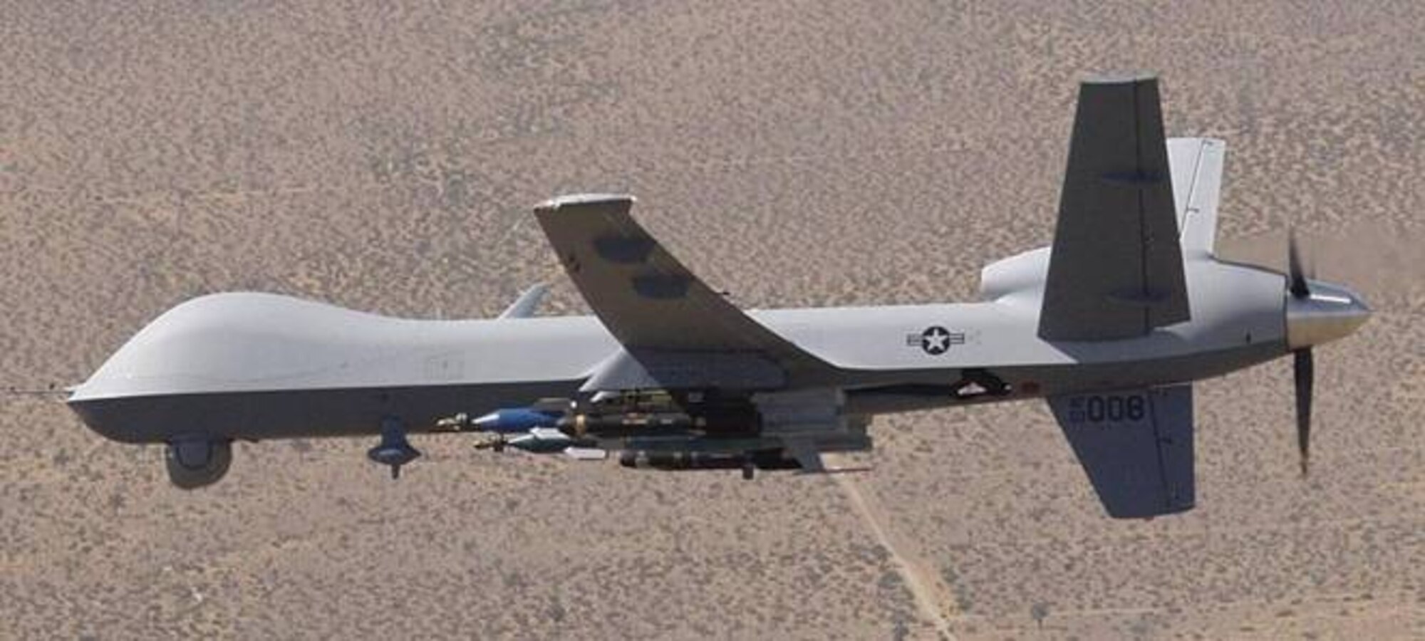The "Reaper" has been chosen as the name for the MQ-9 unmanned aerial vehicle. (Air Force photo)