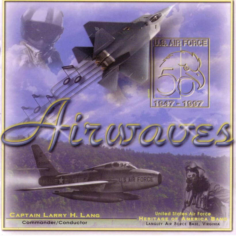 Album / CD Cover of USAF Heritage of America Band 1997 recording entitled Airwaves.
