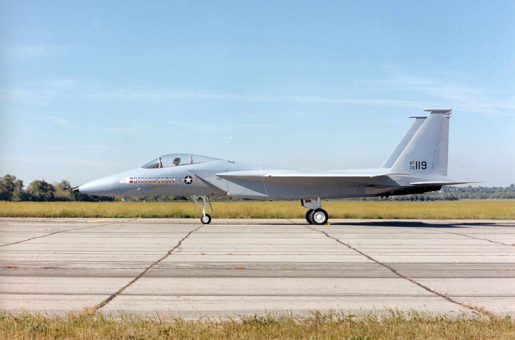 DAYTON, Ohio -- McDonnell Douglas F-15 Streak Eagle is currently in storage at the National Museum of the United States Air Force. (U.S. Air Force photo)