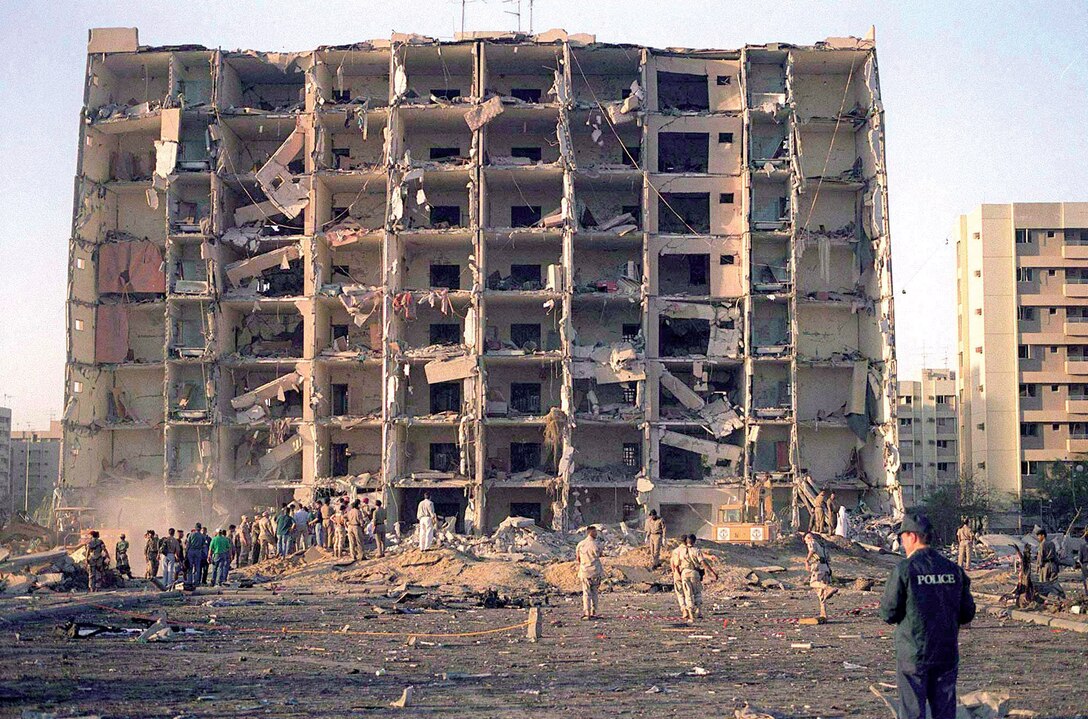 Nineteen Airmen died and hundreds were injured in the terrorist attack at Khobar Towers in Dhahran, Saudi Arabia, on June 25, 1996. At the time, it was the worst terrorist attack against the American military since the bombing of a Marine Corps barracks in Beirut, Lebanon, in 1983.  