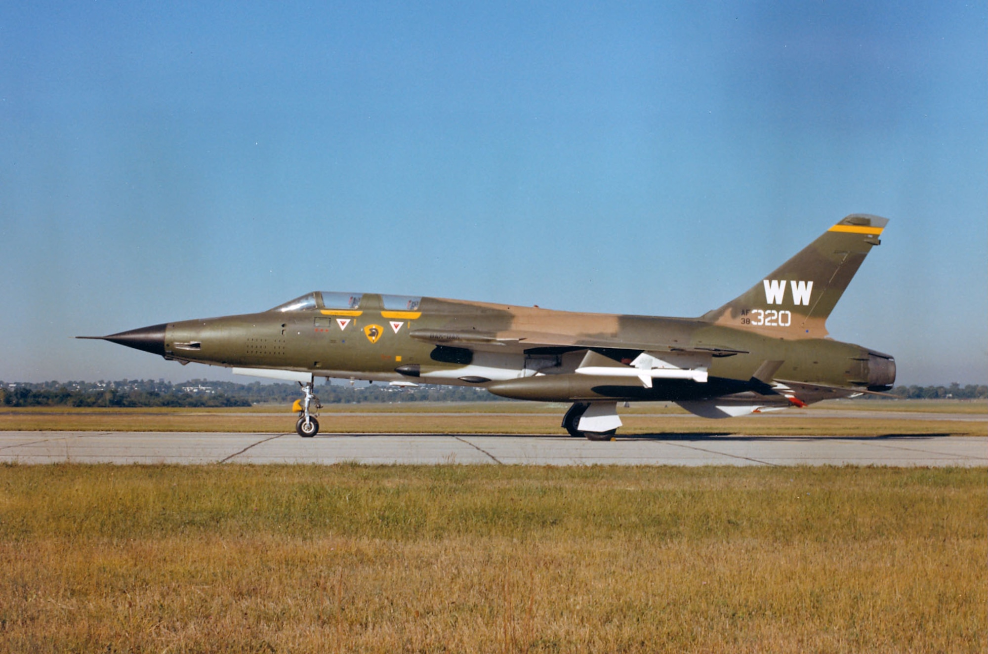 DAYTON, Ohio -- Republic F-105G Thunderchief at the National Museum of the United States Air Force. (U.S. Air Force photo)