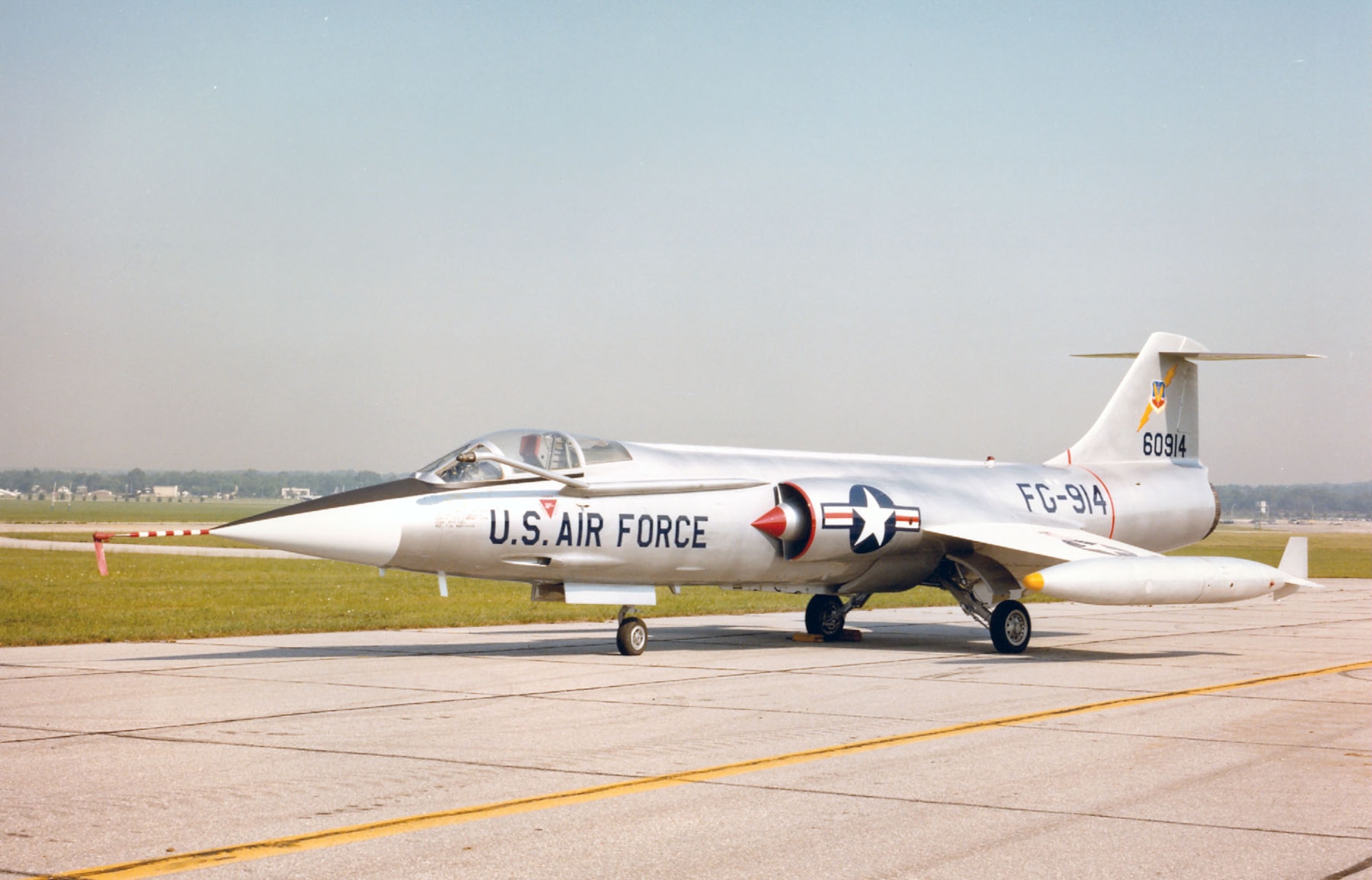 DAYTON, Ohio -- Lockheed F-104C Starfighter at the National Museum of the United States Air Force. (U.S. Air Force photo)