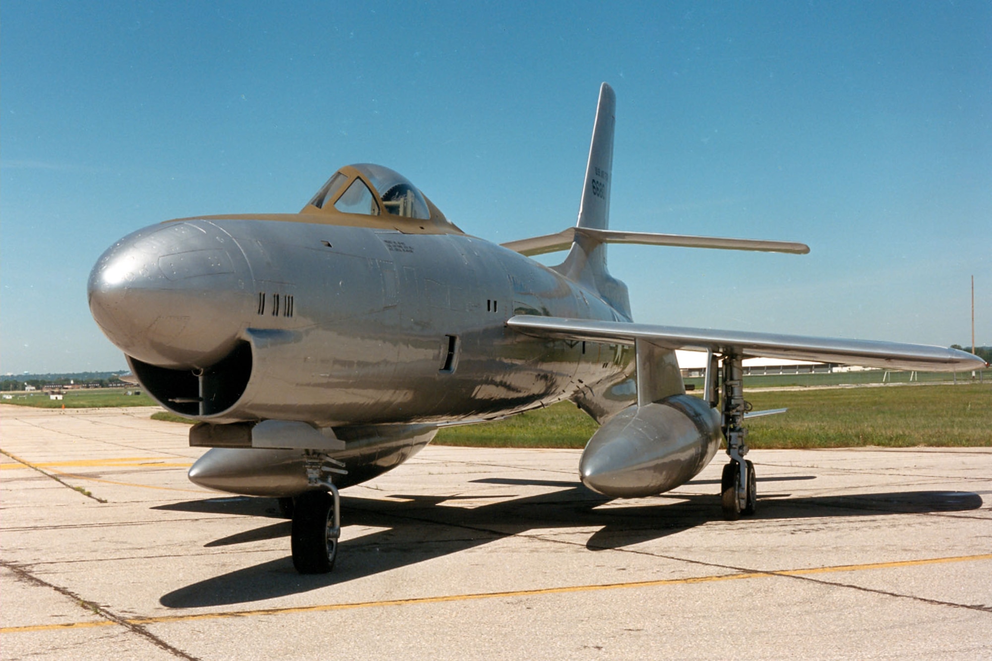 DAYTON, Ohio -- Republic XF-91 at the National Museum of the United States Air Force. (U.S. Air Force photo)
