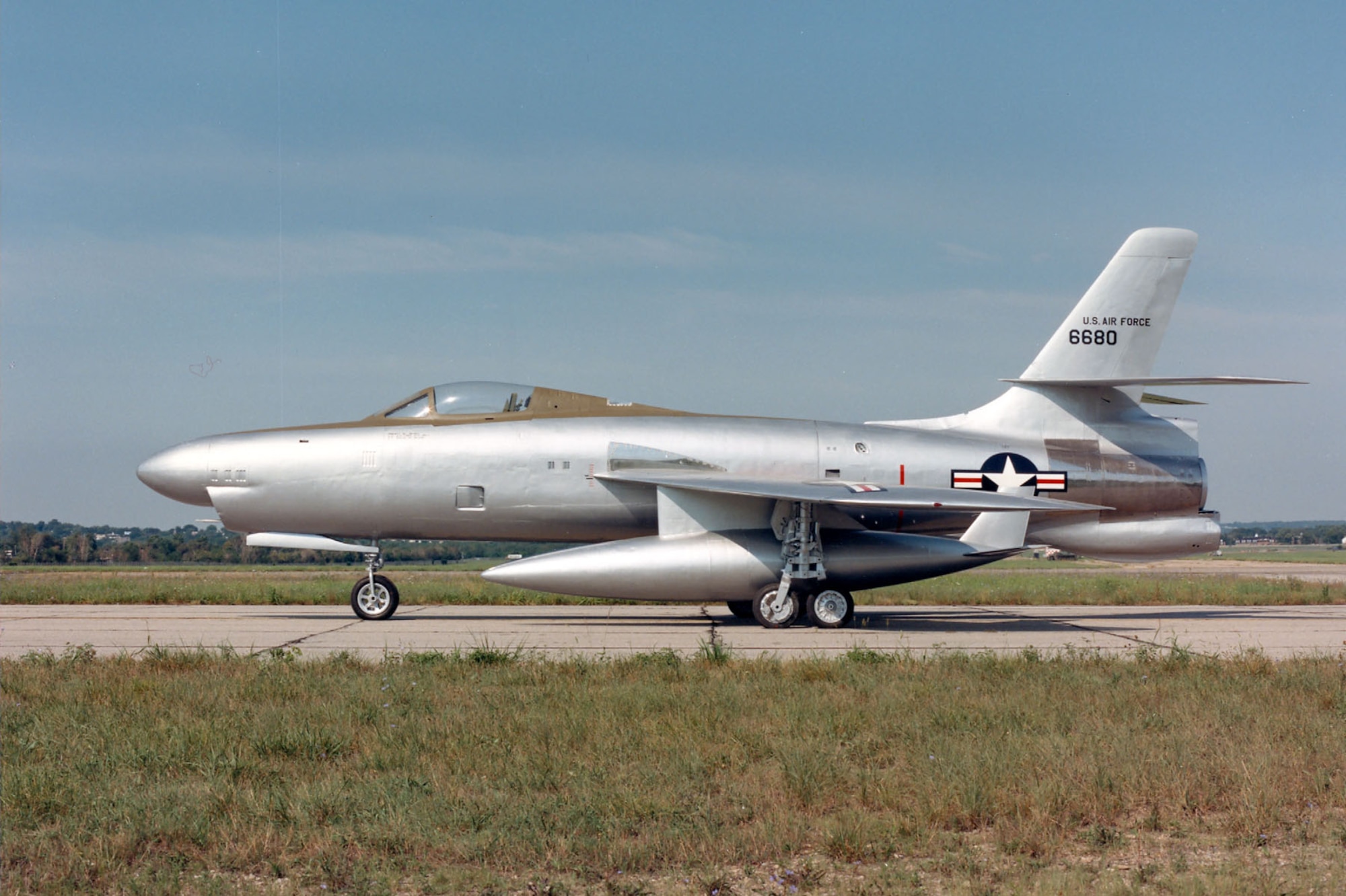 DAYTON, Ohio -- Republic XF-91 at the National Museum of the United States Air Force. (U.S. Air Force photo)