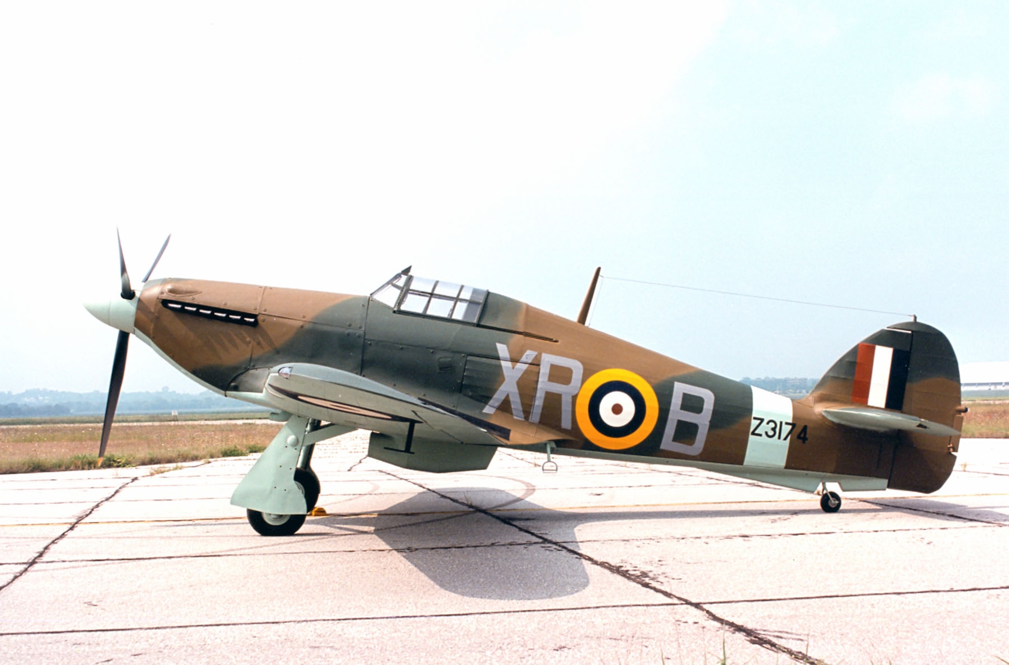 DAYTON, Ohio -- Hawker Hurricane at the National Museum of the United States Air Force. (U.S. Air Force photo)