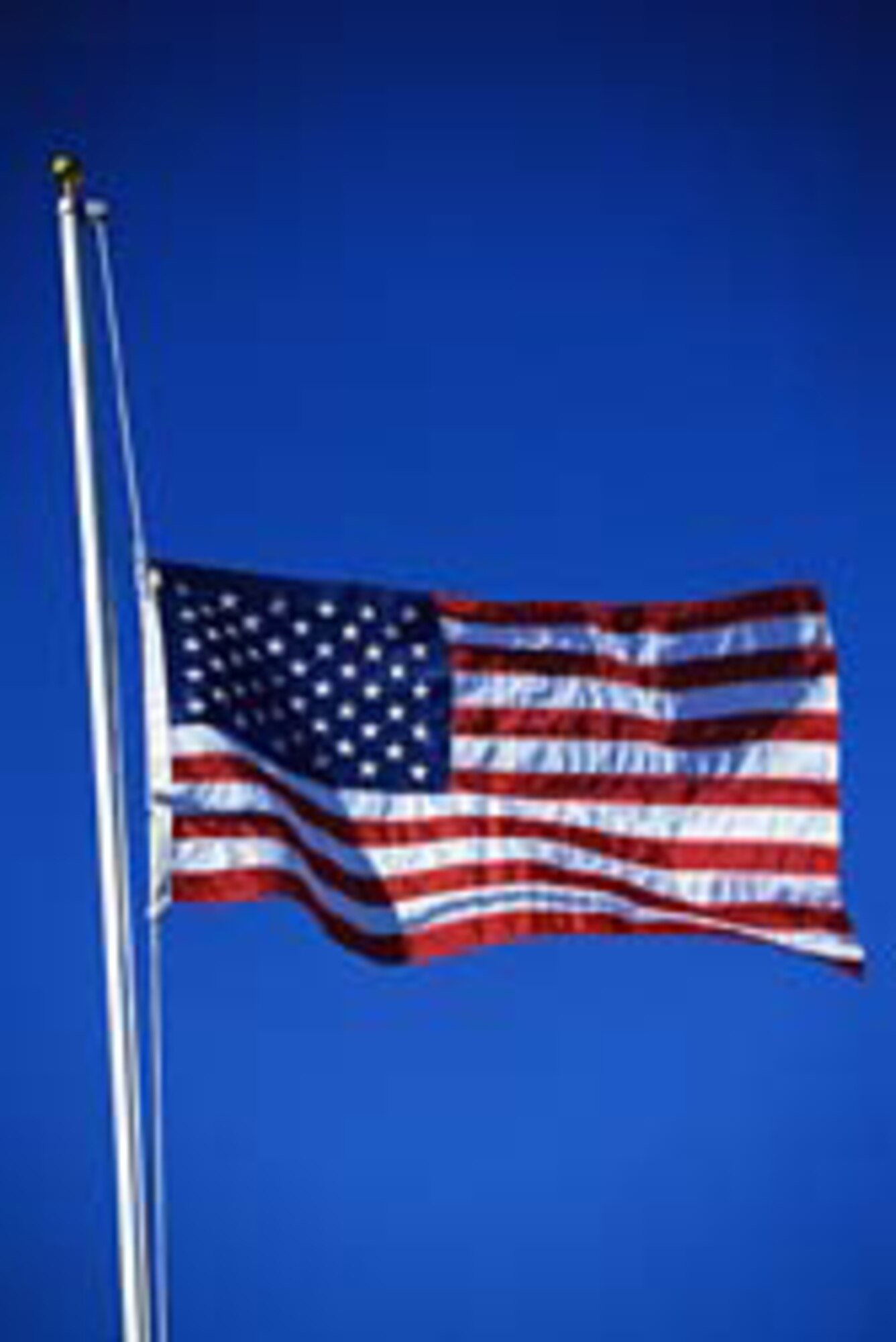 The flag is flying at half staff in honor of Admiral William J. Crowe, Jr., United States Navy (Ret.), who passed away Oct. 18.  Admiral Crowe (born January 2, 1925) was a former United States Navy admiral who served as Chairman of the Joint Chiefs of Staff under Presidents Ronald Reagan and George H.W. Bush, and as the Ambassador to the United Kingdom under President Bill Clinton.

