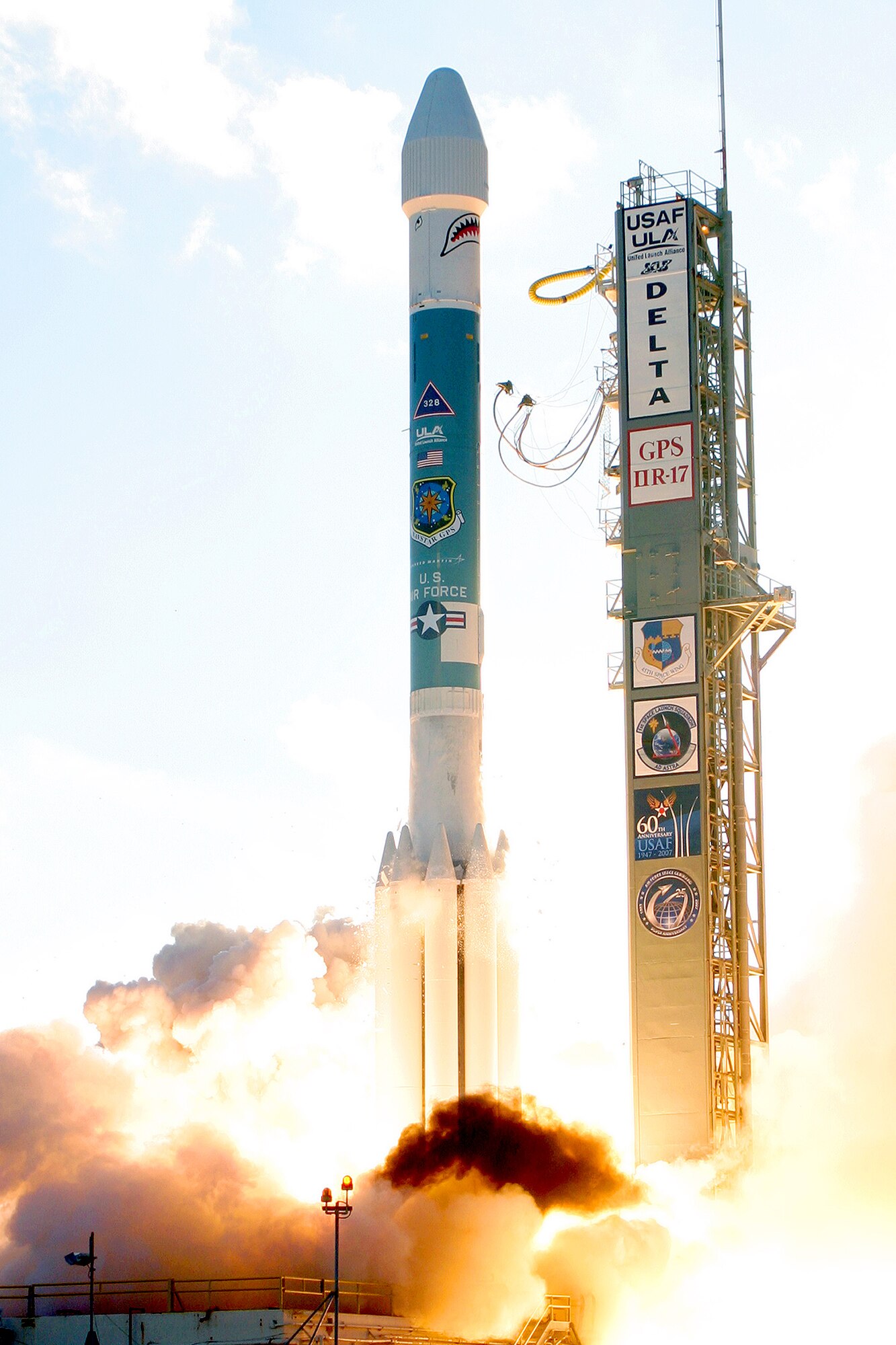 CAPE CANAVERAL AIR FORCE STATION, Fla. -- The U.S. Air Force successfully launched a United Launch Alliance Delta II booster carrying the fourth modernized GPS satellite into space Oct. 17 8:23 a.m. (EDT) from Space Launch Complex 17A here. (Courtesy photo) 
