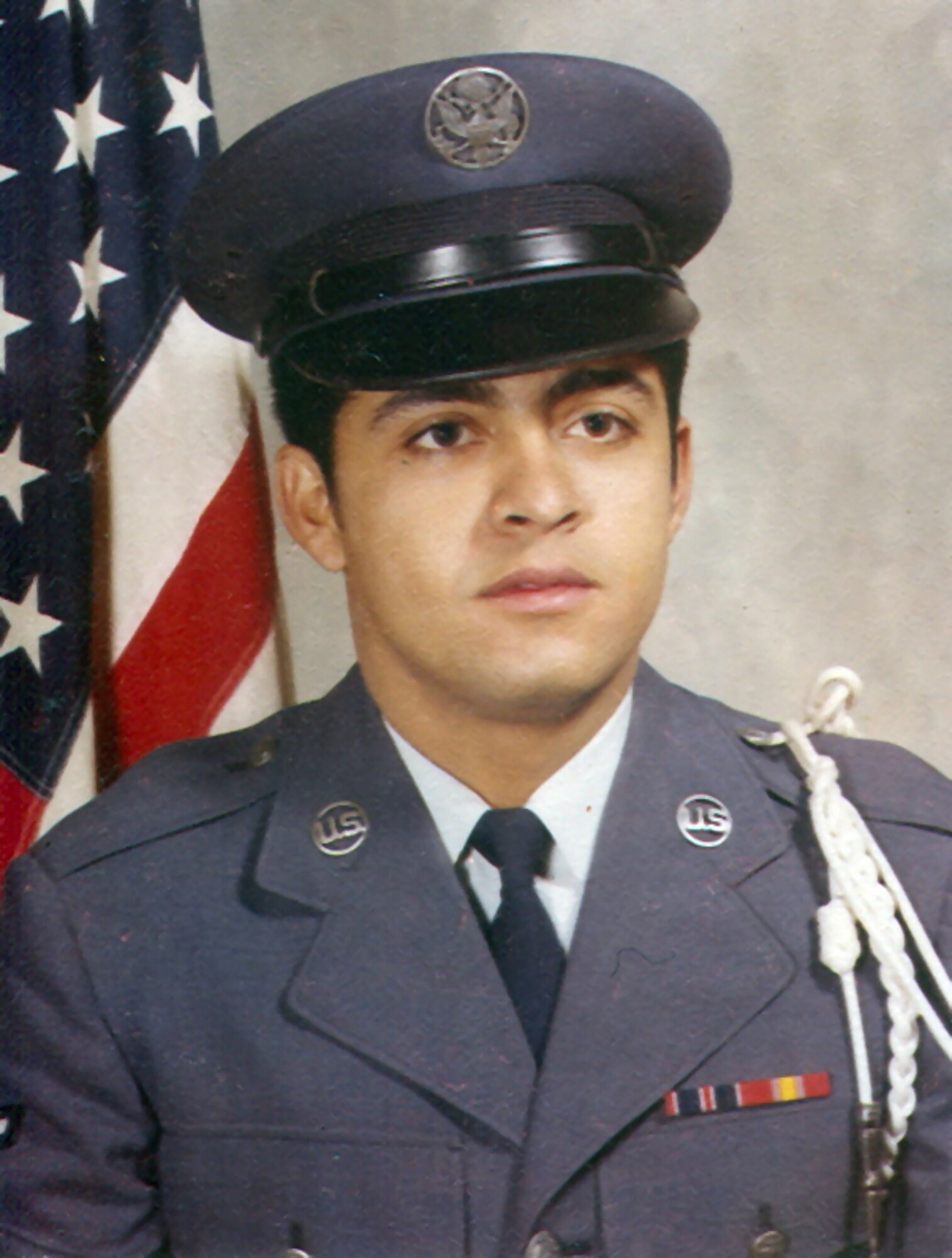 Retired Senior Master Sgt. Frank Galindo, entered the Air Force Oct. 18, 1974, and
attended basic training at Lackland Air Force Base, Texas. (courtesy photo)