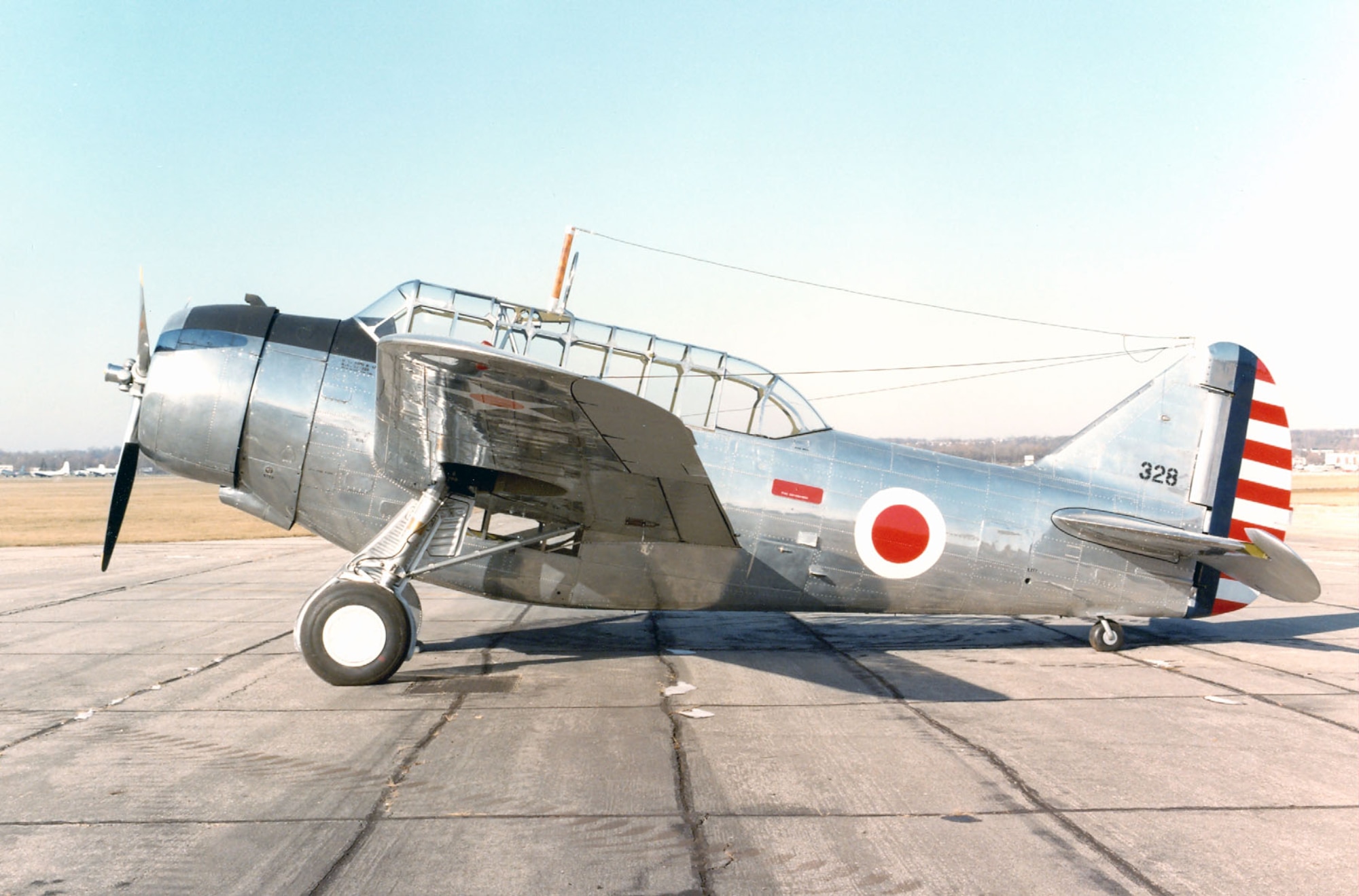 DAYTON, Ohio -- North American O-47B at the National Museum of the United States Air Force. (U.S. Air Force photo)