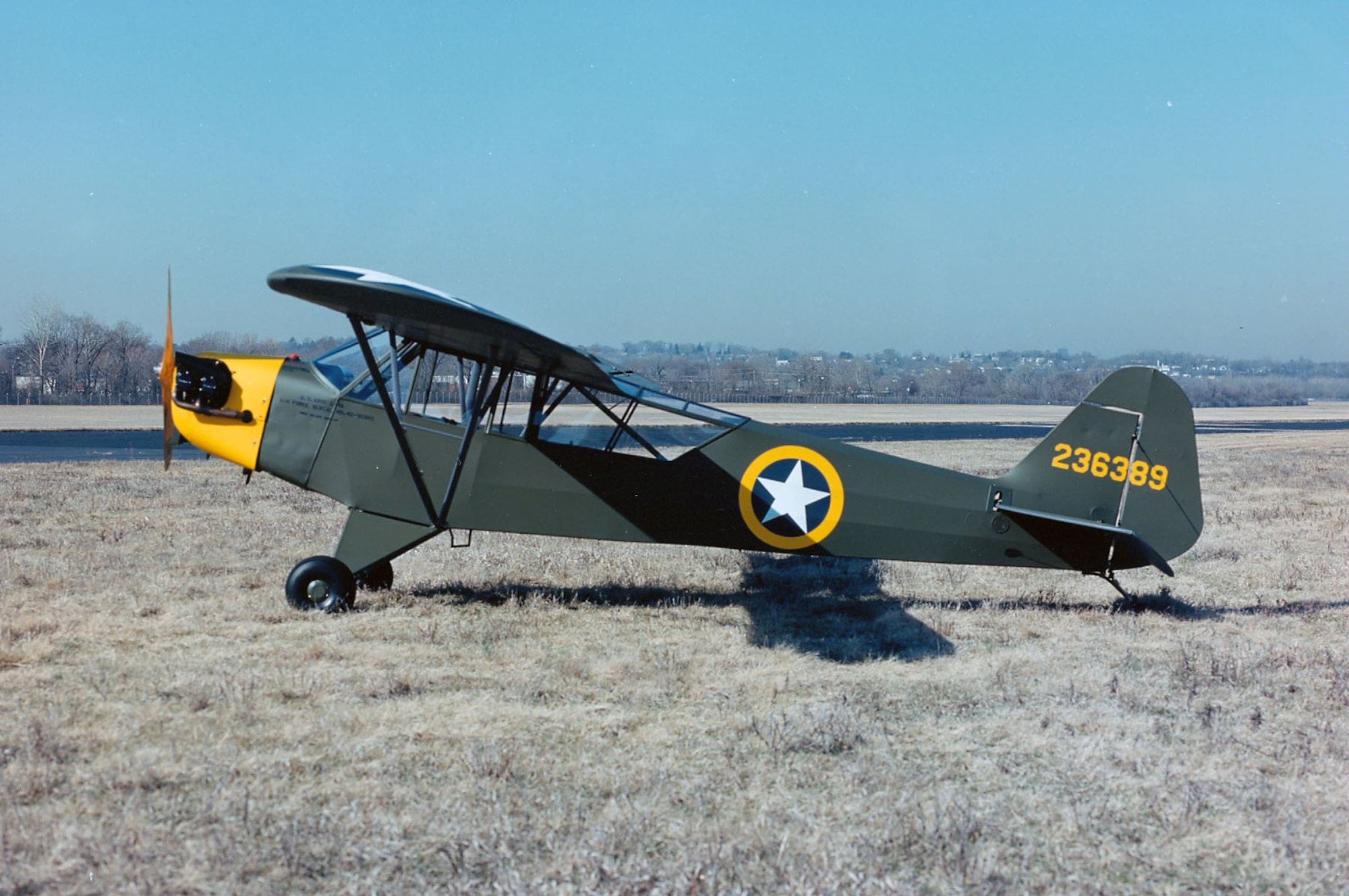 DAYTON, Ohio -- Piper L-4 "Grasshopper" at the National Museum of the United States Air Force. (U.S. Air Force photo)