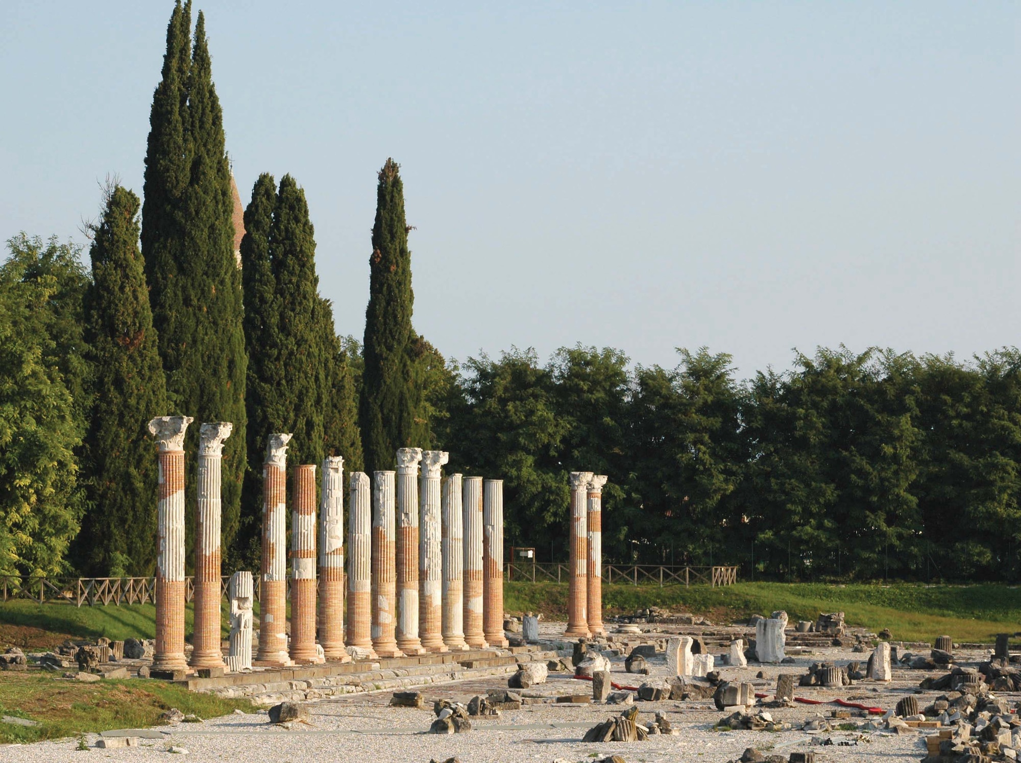 AVIANO AIR BASE, Italy--A view of old Roman ruins in an archaeological area of Aquileia. (U.S. Air Force photo/Senior Airman Justin Weaver).