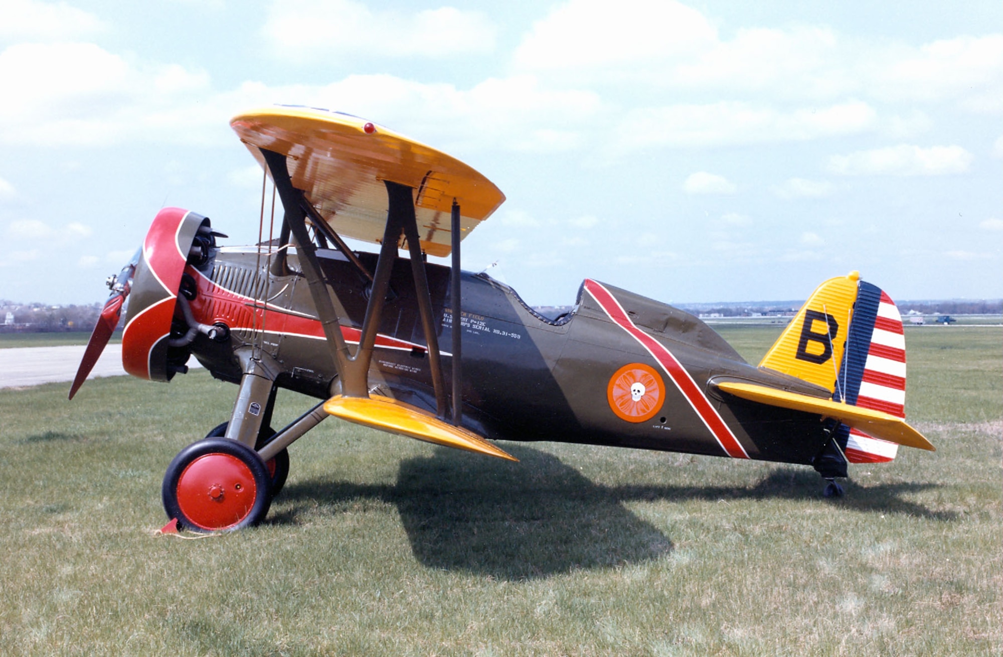 DAYTON, Ohio -- Boeing P-12E at the National Museum of the United States Air Force. (U.S. Air Force photo)