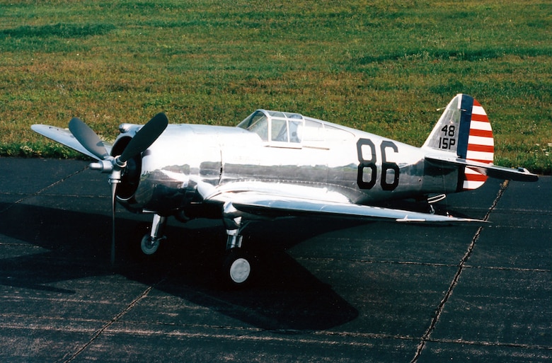 DAYTON, Ohio -- Curtiss P-36A Hawk at the National Museum of the United States Air Force. (U.S. Air Force photo)