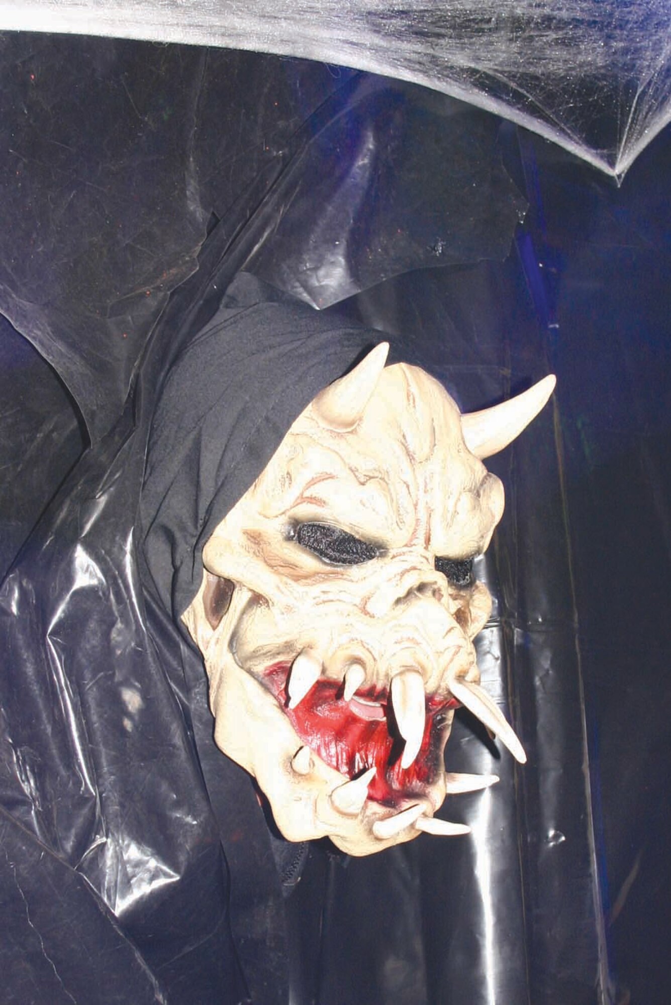 You don’t want to meet this troll looking character in a dark alley, especially on a dark Halloween night.  Did you know Halloween was originally a Celtic holiday? Immigrants brought the traditions to America where, on Oct. 31, they celebrated the harvest around a bonfire, told scary stories and fortunes, sang and danced. (Air Force photo by Becky Pillifant)