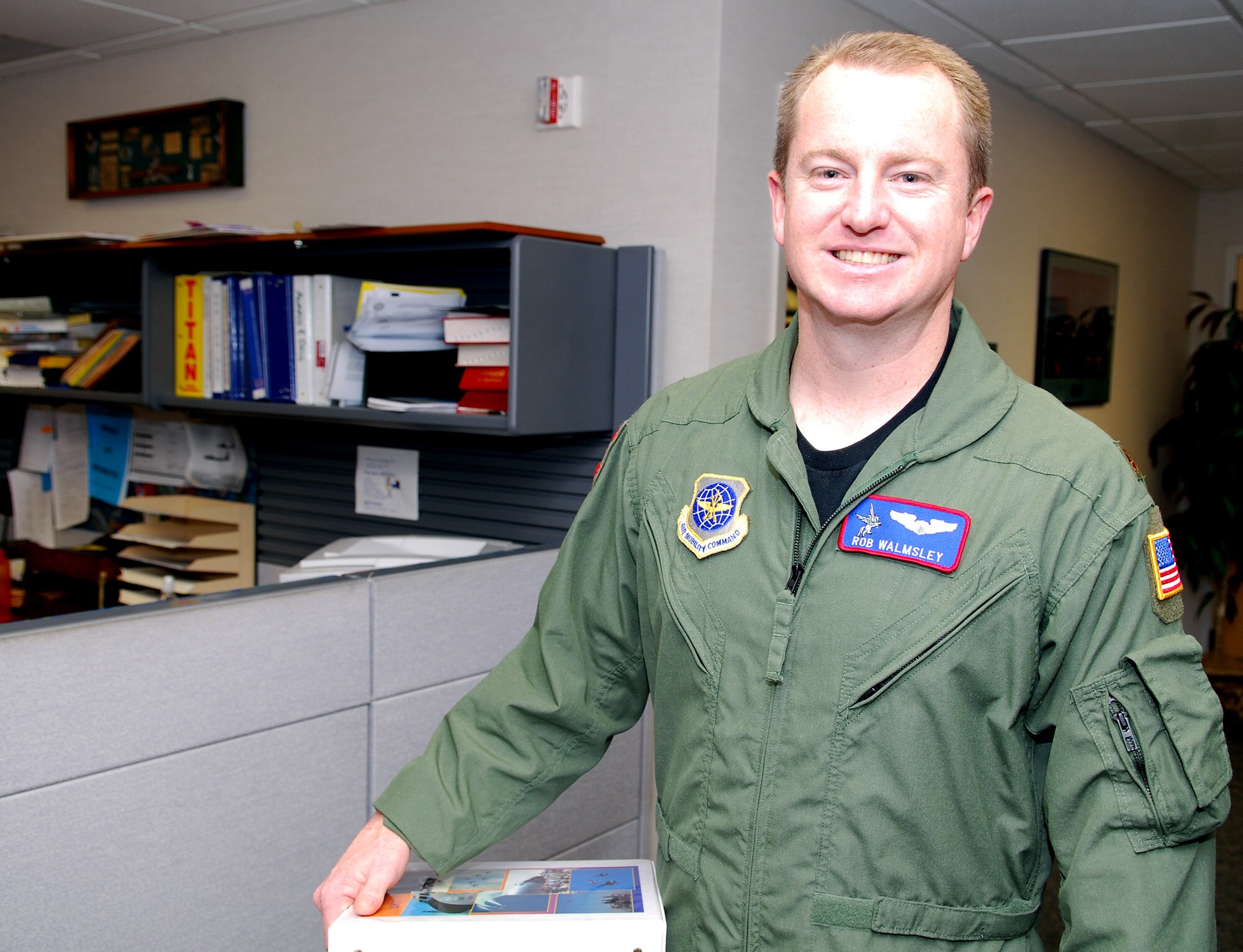 FAIRCHILD AIR FORCE BASE, Wash. -- Maj. Stephen Walmsley, 92nd Air Refueling Wing Air Force Smart Operations 21 chief, is this week's Team Fairchild MVP. (U.S. Air Force photo / 2nd Lt. Noellani Bacnis)