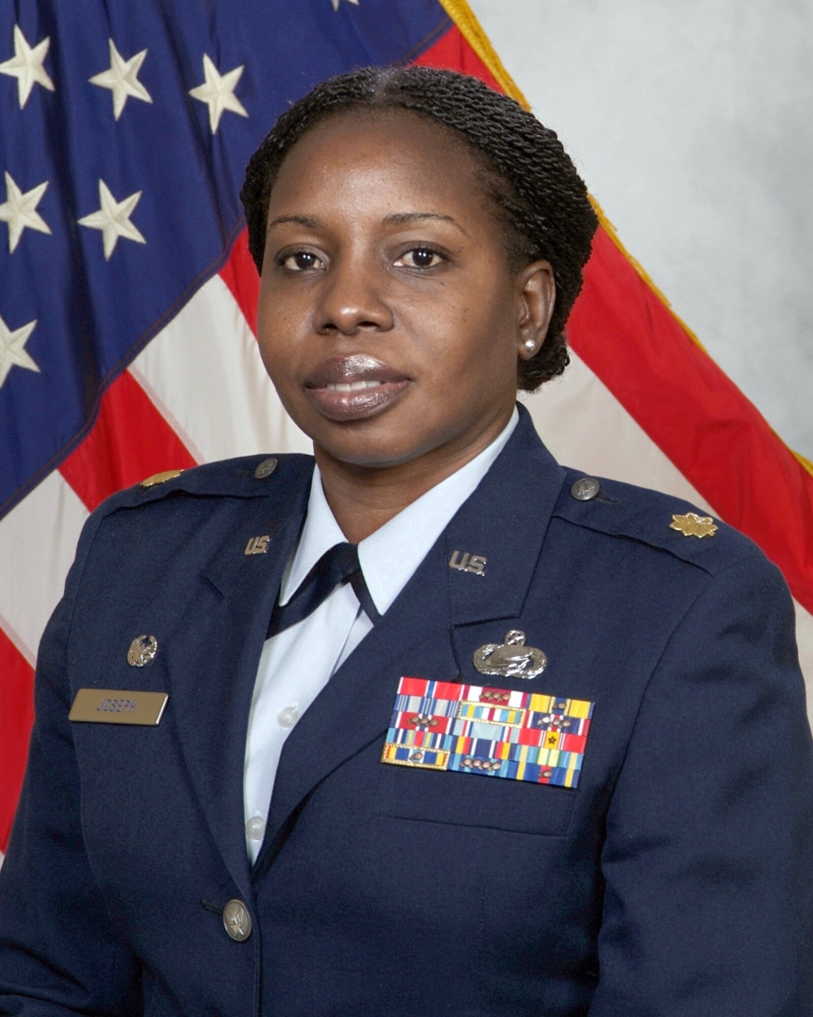 Maj. Wistaria Joseph, 71st Mission Support Squadron Commander