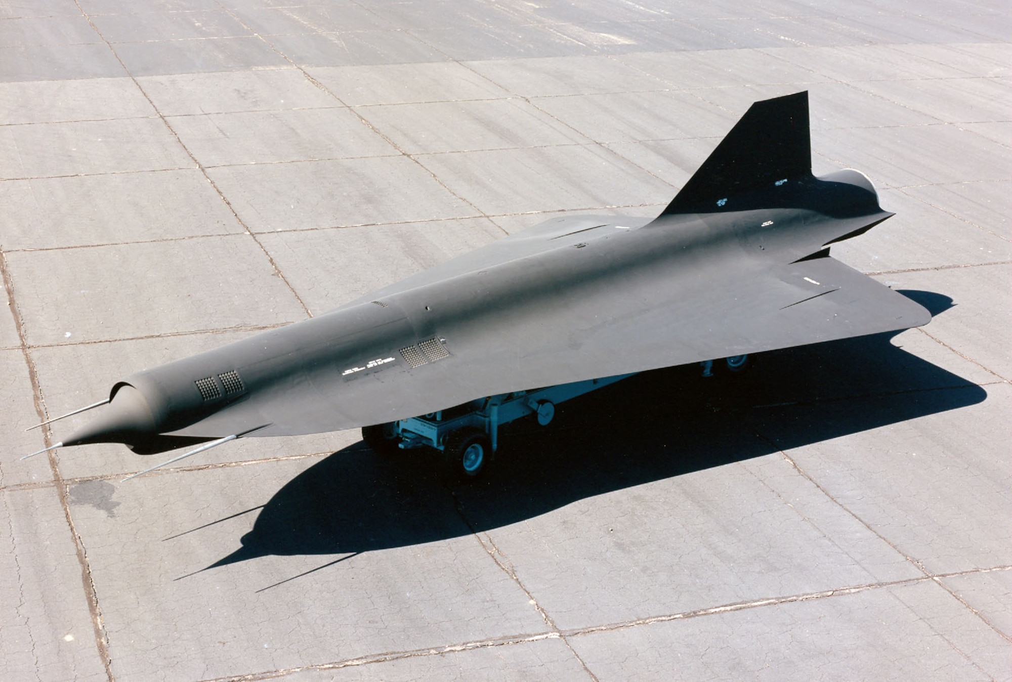 DAYTON, Ohio -- Lockheed D-21B at the National Museum of the United States Air Force. (U.S. Air Force photo)