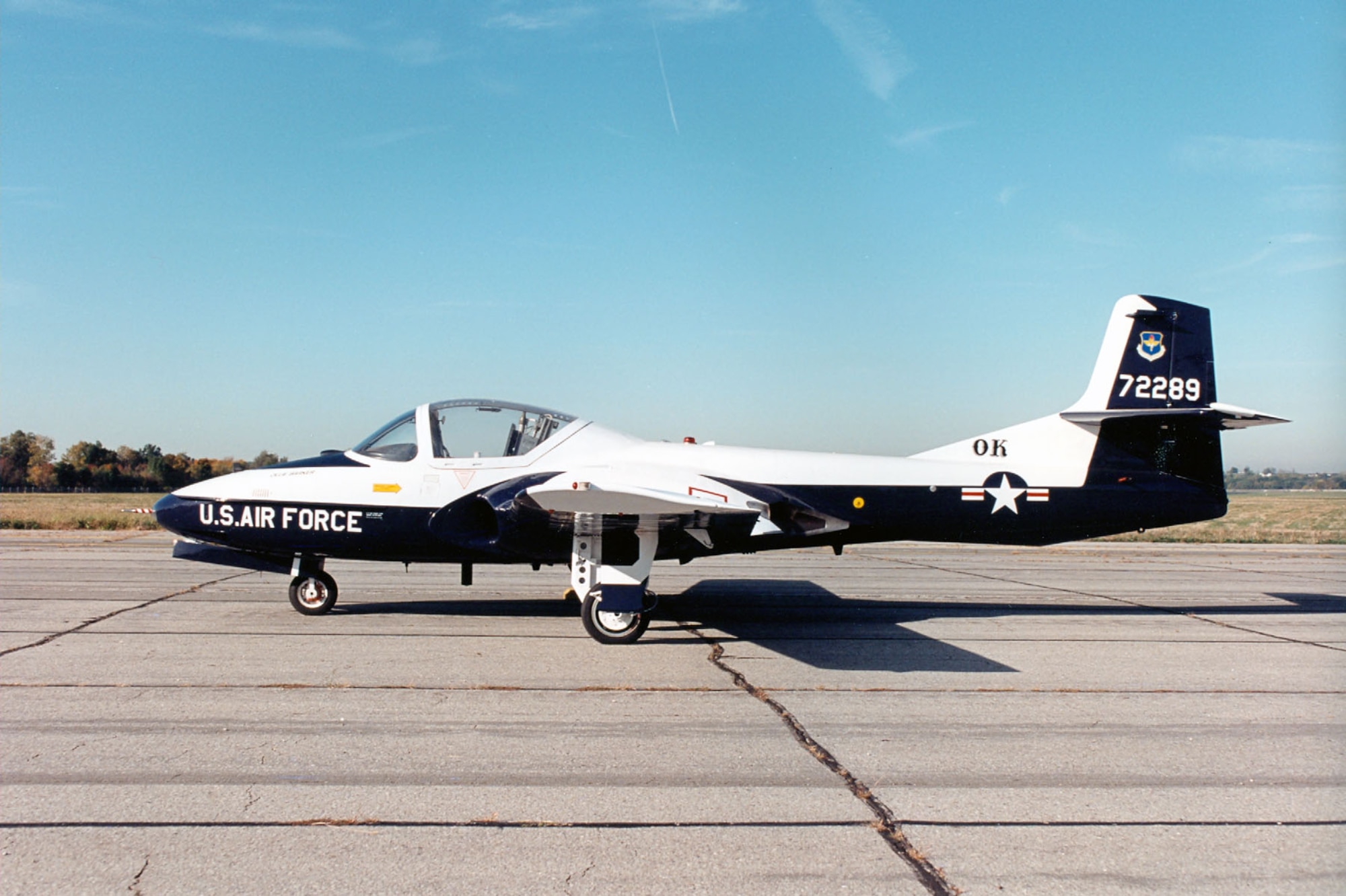 DAYTON, Ohio -- Cessna T-37B Tweety Bird at the National Museum of the United States Air Force. (U.S. Air Force photo)