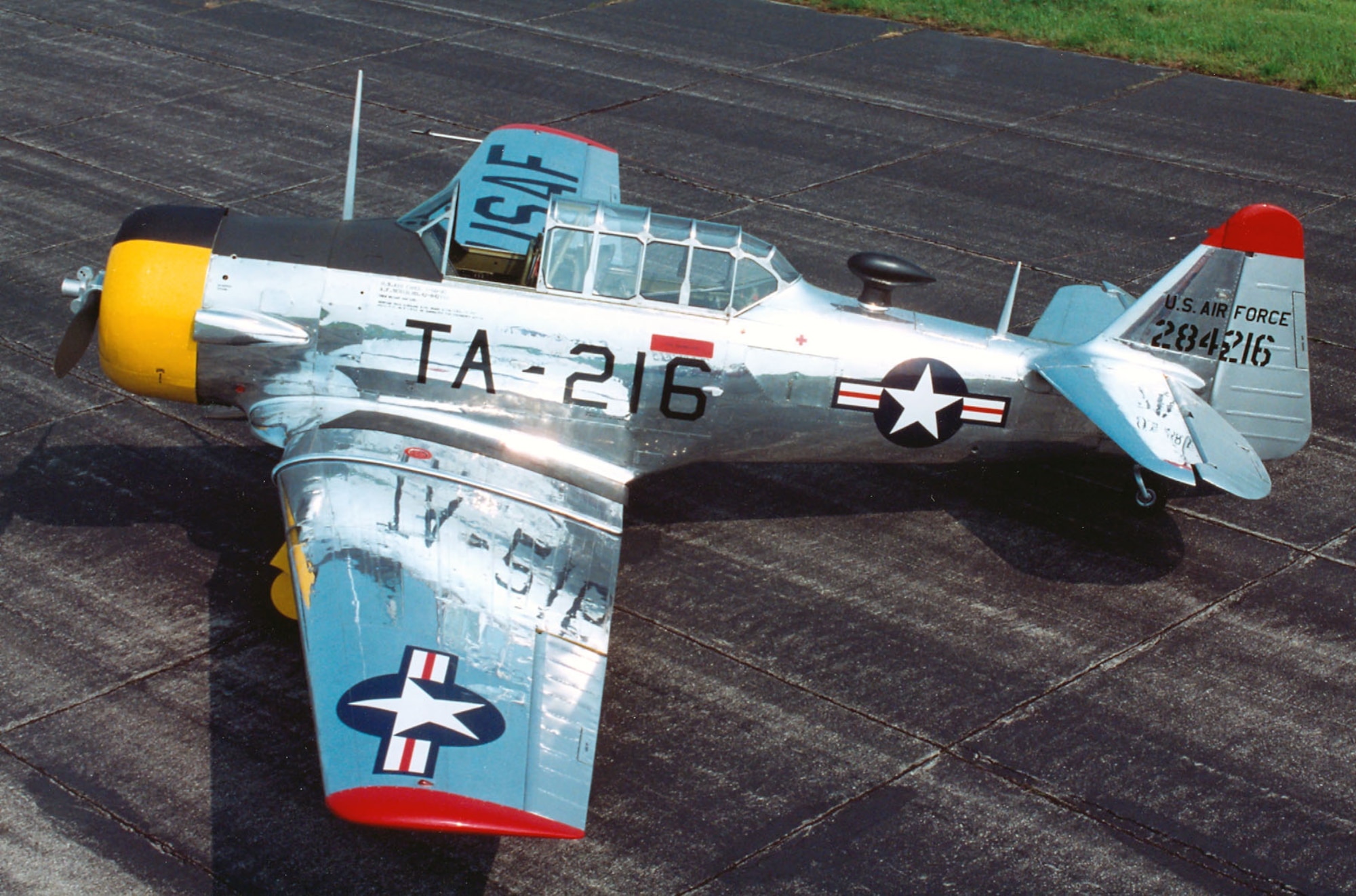 DAYTON, Ohio -- North American T-6D "Mosquito" at the National Museum of the United States Air Force. (U.S. Air Force photo)