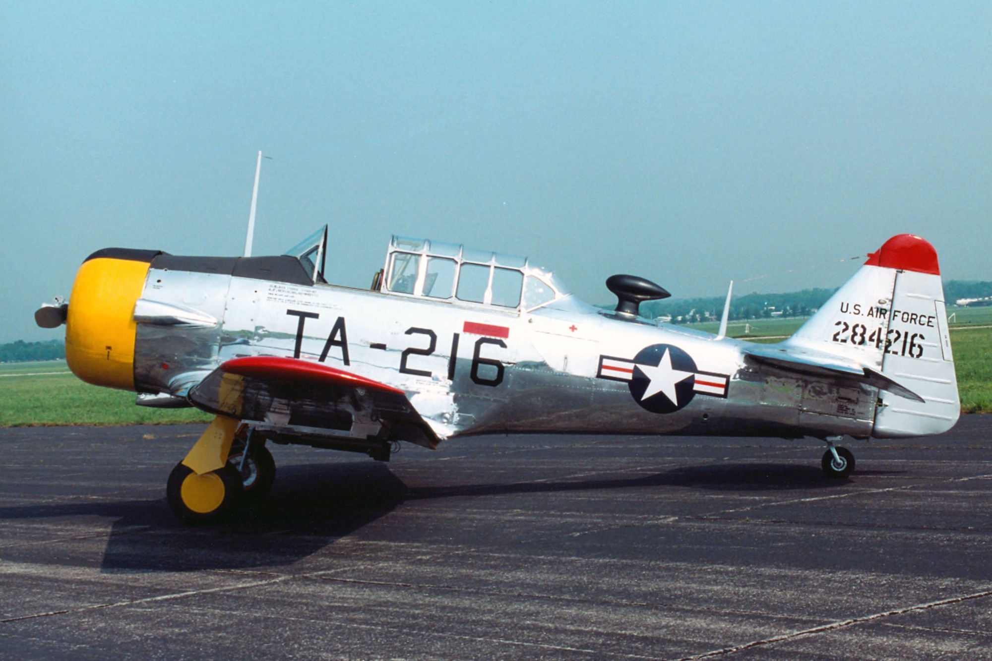 DAYTON, Ohio -- North American T-6D "Mosquito" at the National Museum of the United States Air Force. (U.S. Air Force photo)