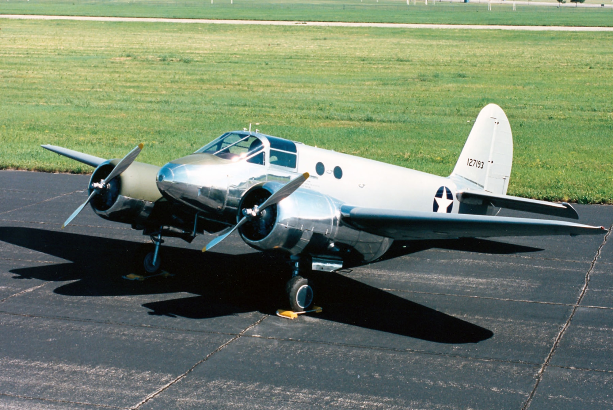 DAYTON, Ohio -- Beech AT-10 Wichita at the National Museum of the United States Air Force. (U.S. Air Force photo)
