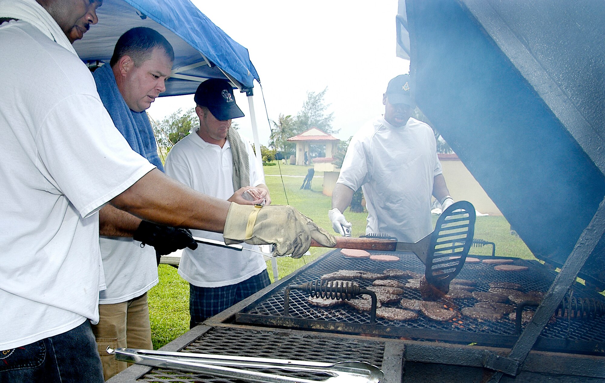 Andersen's Top 3 served food and hosted sporting activities sponsoring the annual Junior Enlisted Appreciation Day Oct 26. (U.S. Air Force photo/Master Sgt. Lisa M. Zunzanyika)   
