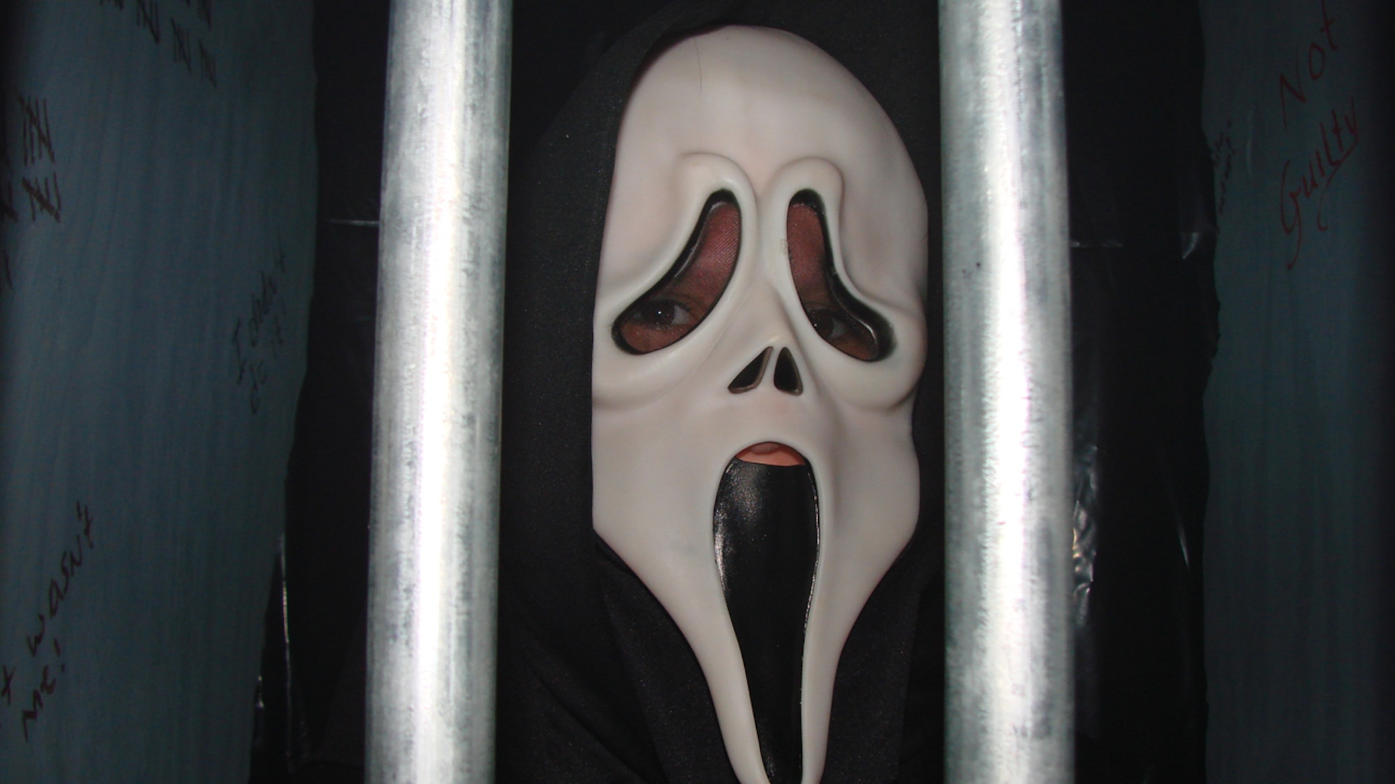 The 71st Security Forces Squadron's Haunted House was a 'Scream' Oct. 26-28 in Bldg. 901. More than 150 Team Vance members dared to be scared. (U.S. Air Force photo by Tech. Sgt. Mary Davis) 