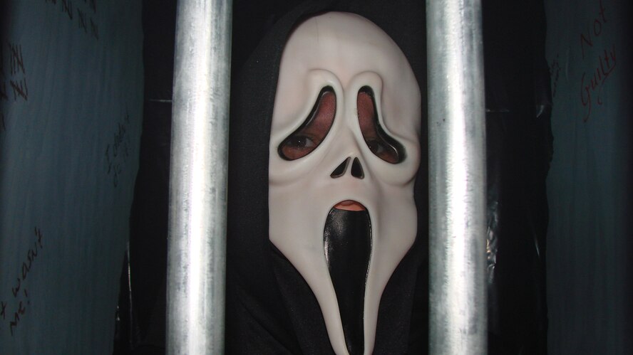The 71st Security Forces Squadron's Haunted House was a 'Scream' Oct. 26-28 in Bldg. 901. More than 150 Team Vance members dared to be scared. (U.S. Air Force photo by Tech. Sgt. Mary Davis) 
