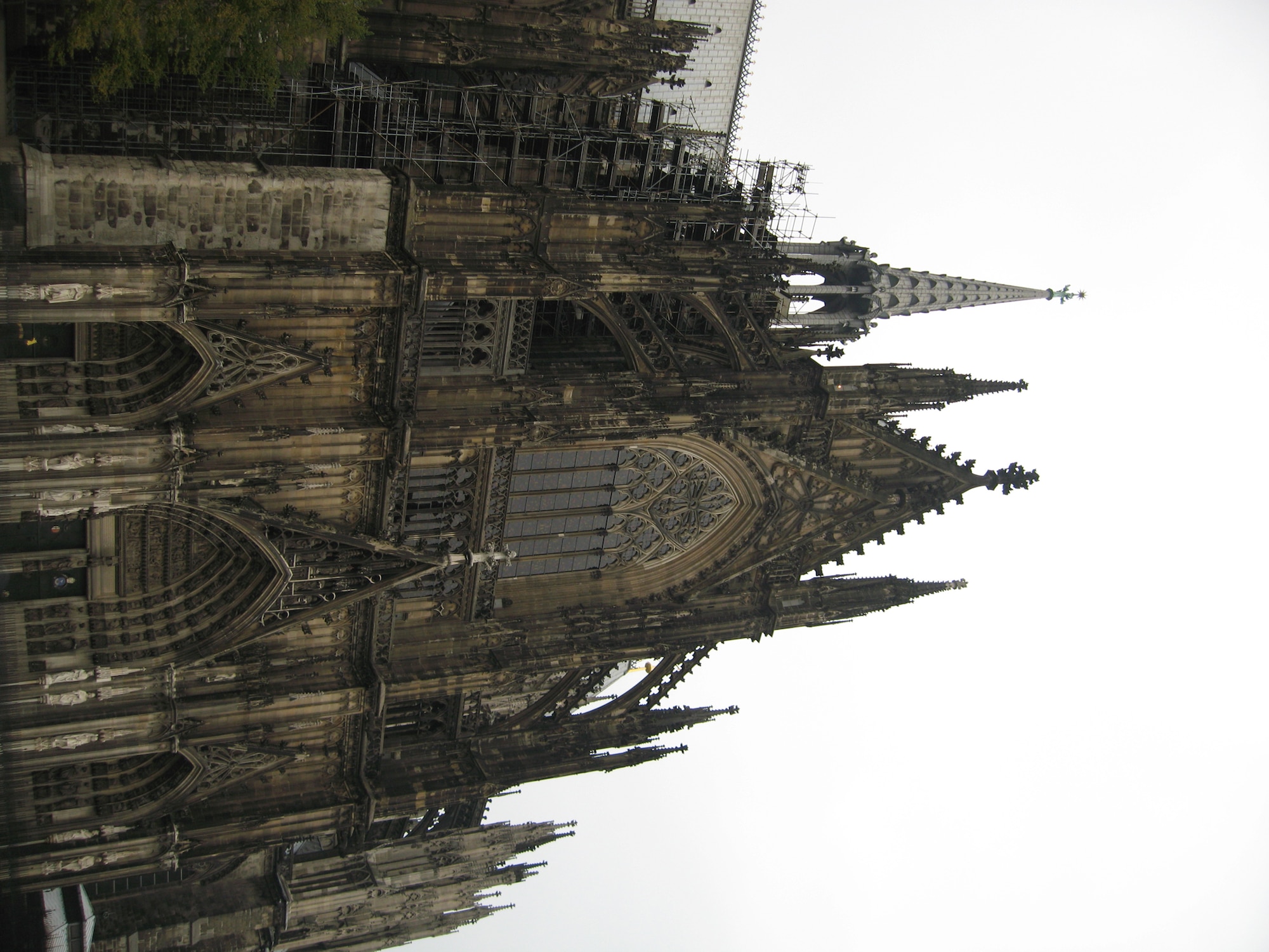 COLOGNE, Germany – Construction of the Cologne Dom Cathedral began in 1248. Due to numerous interruptions in construction, it was not completed until 1880. During World War II the cathedral was hit by 14 aerial bombs, but did not collapse. The damage was repaired by 1956. The Information, Tickets, and Travel office offers a trip to Cologne Nov. 24. (U.S. Air Force photo/Staff Sgt. Tammie Moore)