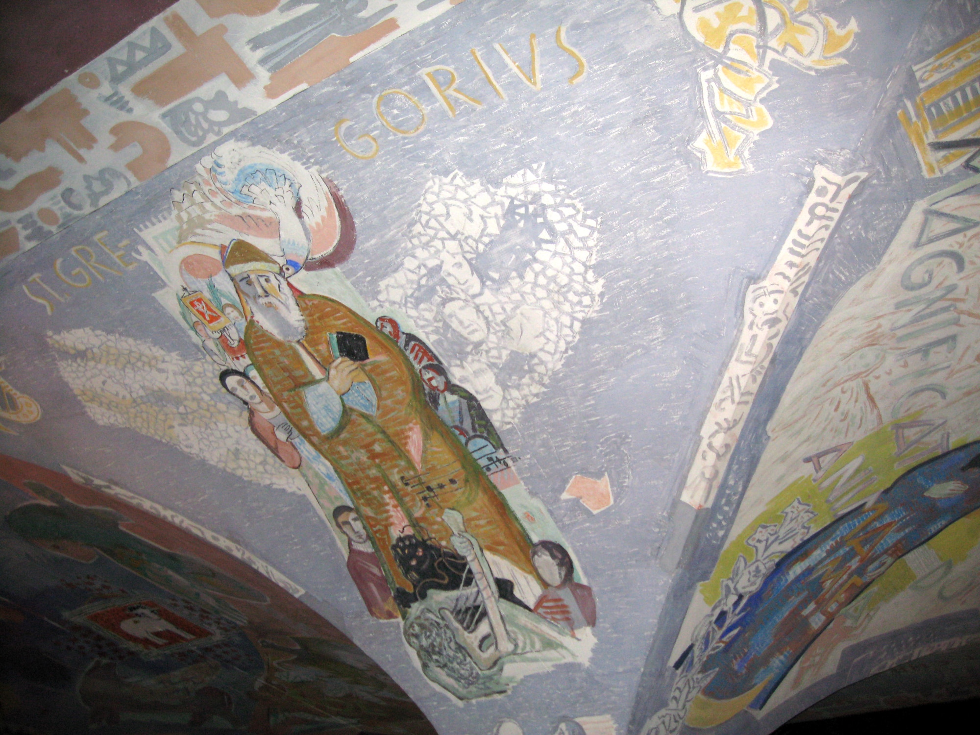 COLOGNE, Germany – A mural of Saint Gregorivs adorns the ceiling of the Cologne Dom Cathedral. The Information, Tickets and Travel office offers a trip to Cologne Nov. 24. (U.S. Air Force photo/Staff Sgt. Tammie Moore)
