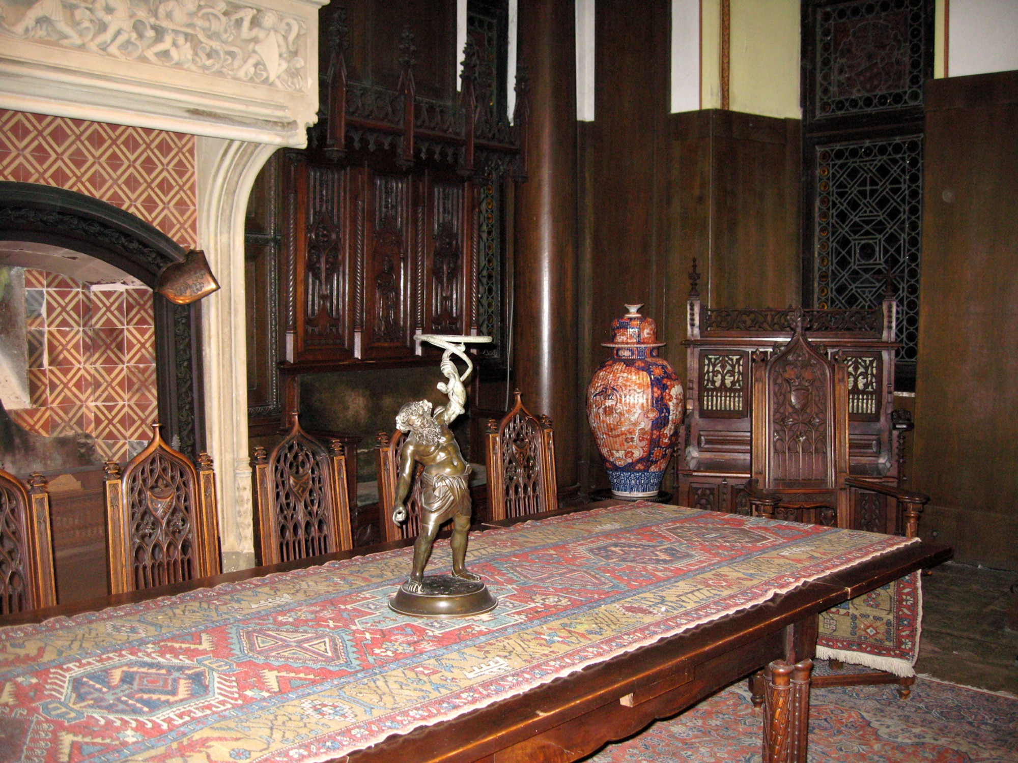 SPANGDAHLEM AIR BASE, Germany – Tours at the Cochem Castle take visitors through several of the castle’s rooms highlighting detailed woodwork and art. The Information, Trips and Travel office offers a Cochem Castle tour and medieval dinner Nov. 24. (U.S. Air Force photo/Staff Sgt. Tammie Moore)