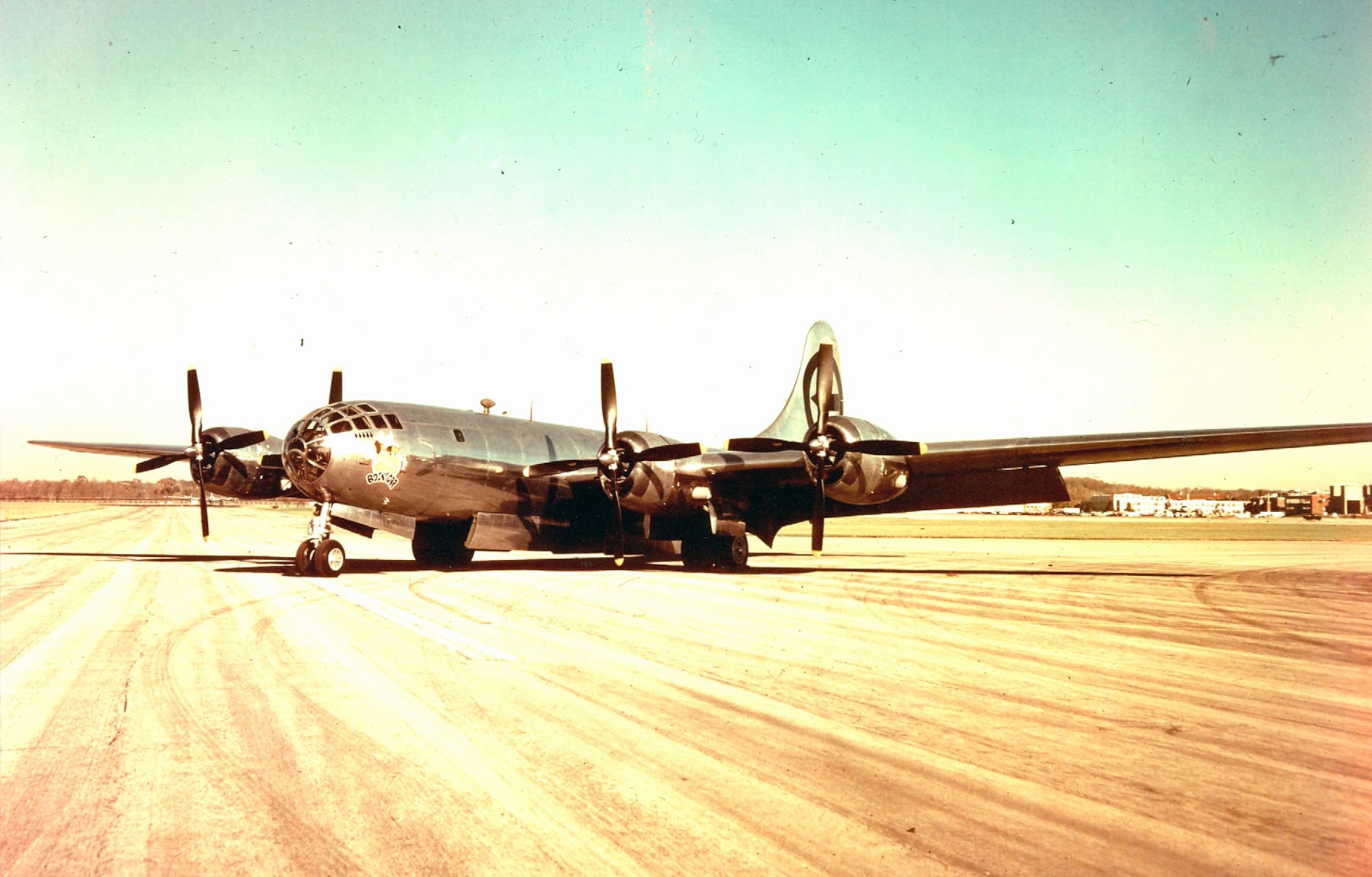DAYTON, Ohio -- Boeing B-29 Superfortress "Bockscar" at the National Museum of the United States Air Force. (U.S. Air Force photo)