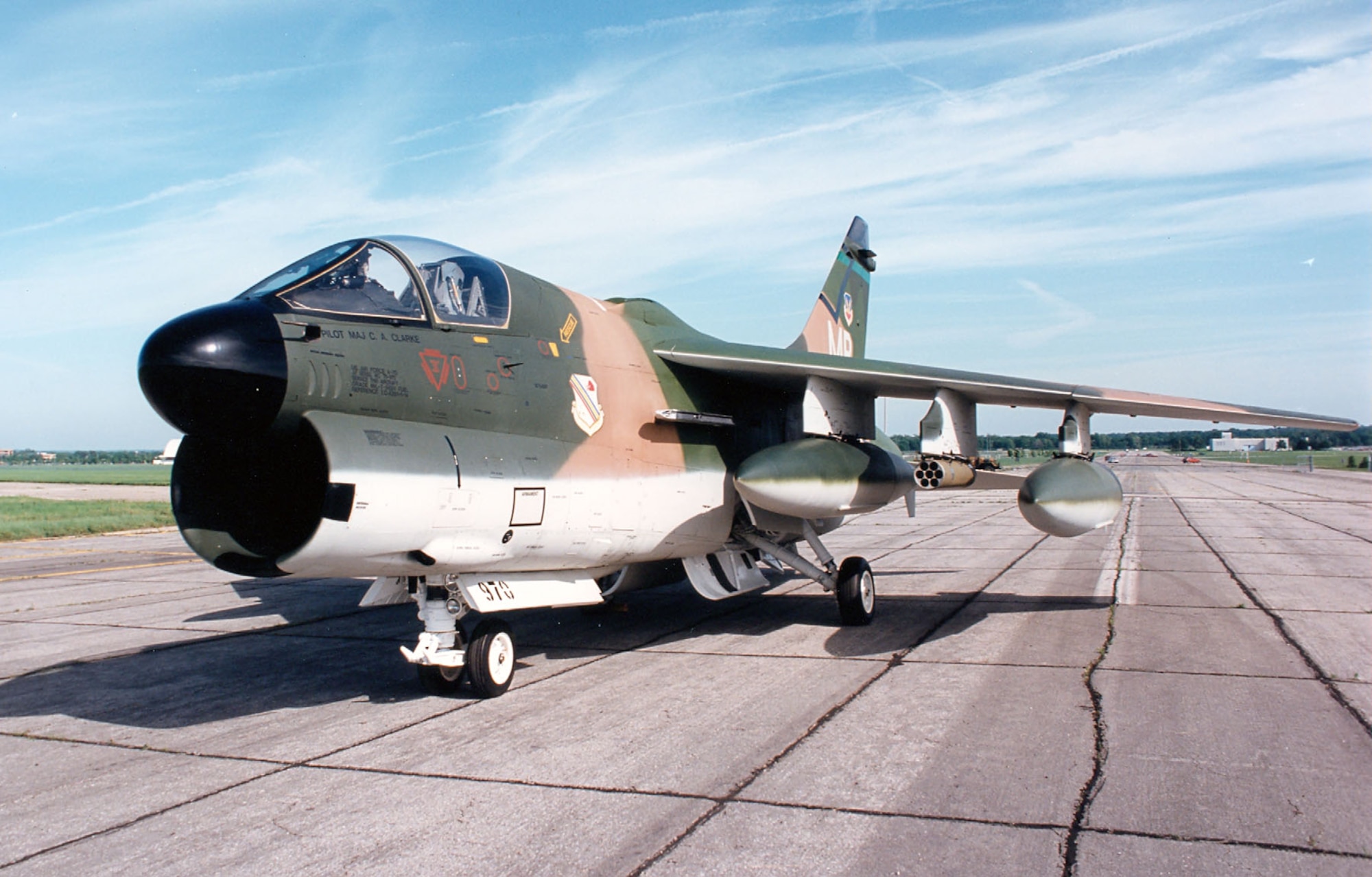 DAYTON, Ohio -- LTV A-7D Corsair II at the National Museum of the U.S. Air Force. (U.S. Air Force photo)