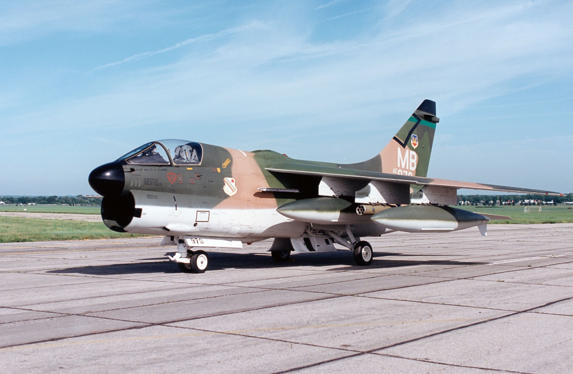 DAYTON, Ohio -- LTV A-7D Corsair II at the National Museum of the U.S. Air Force. (U.S. Air Force photo)