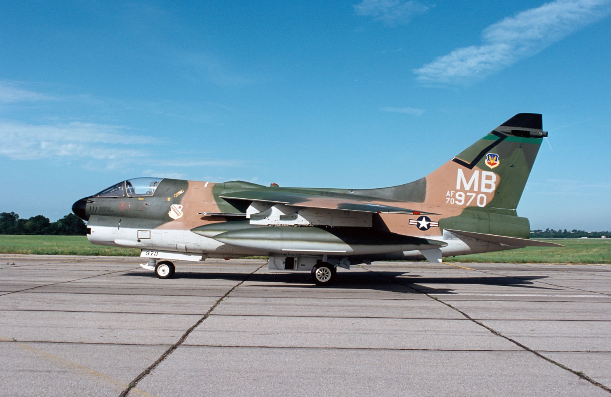 DAYTON, Ohio -- LTV A-7D Corsair II at the National Museum of the U.S. Air Force. (U.S. Air Force photo)