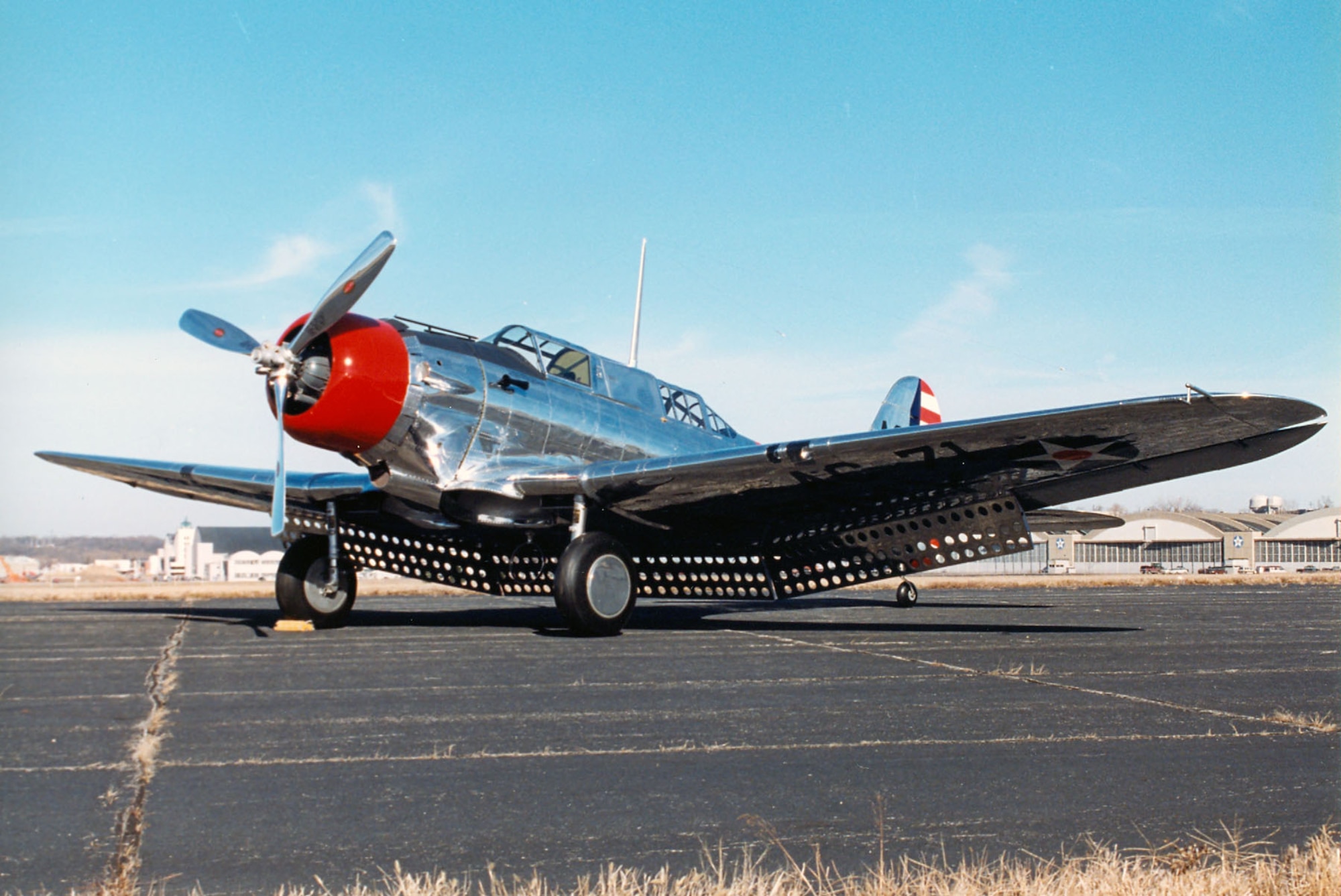 DAYTON, Ohio -- Northrop A-17A at the National Museum of the United States Air Force. (U.S. Air Force photo)