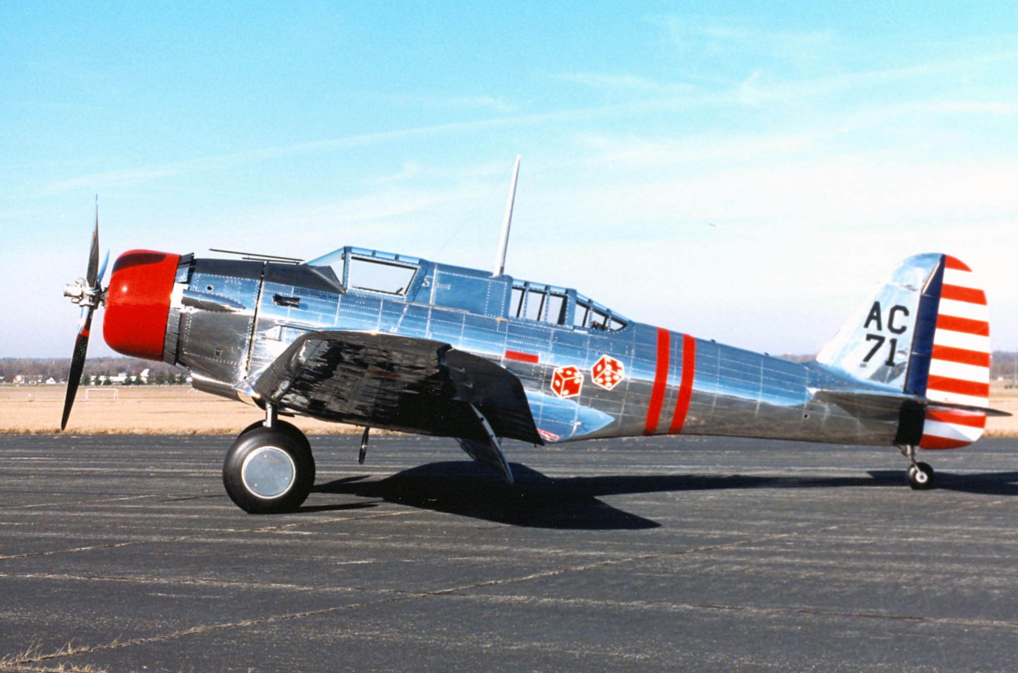 DAYTON, Ohio -- Northrop A-17A at the National Museum of the United States Air Force. (U.S. Air Force photo)