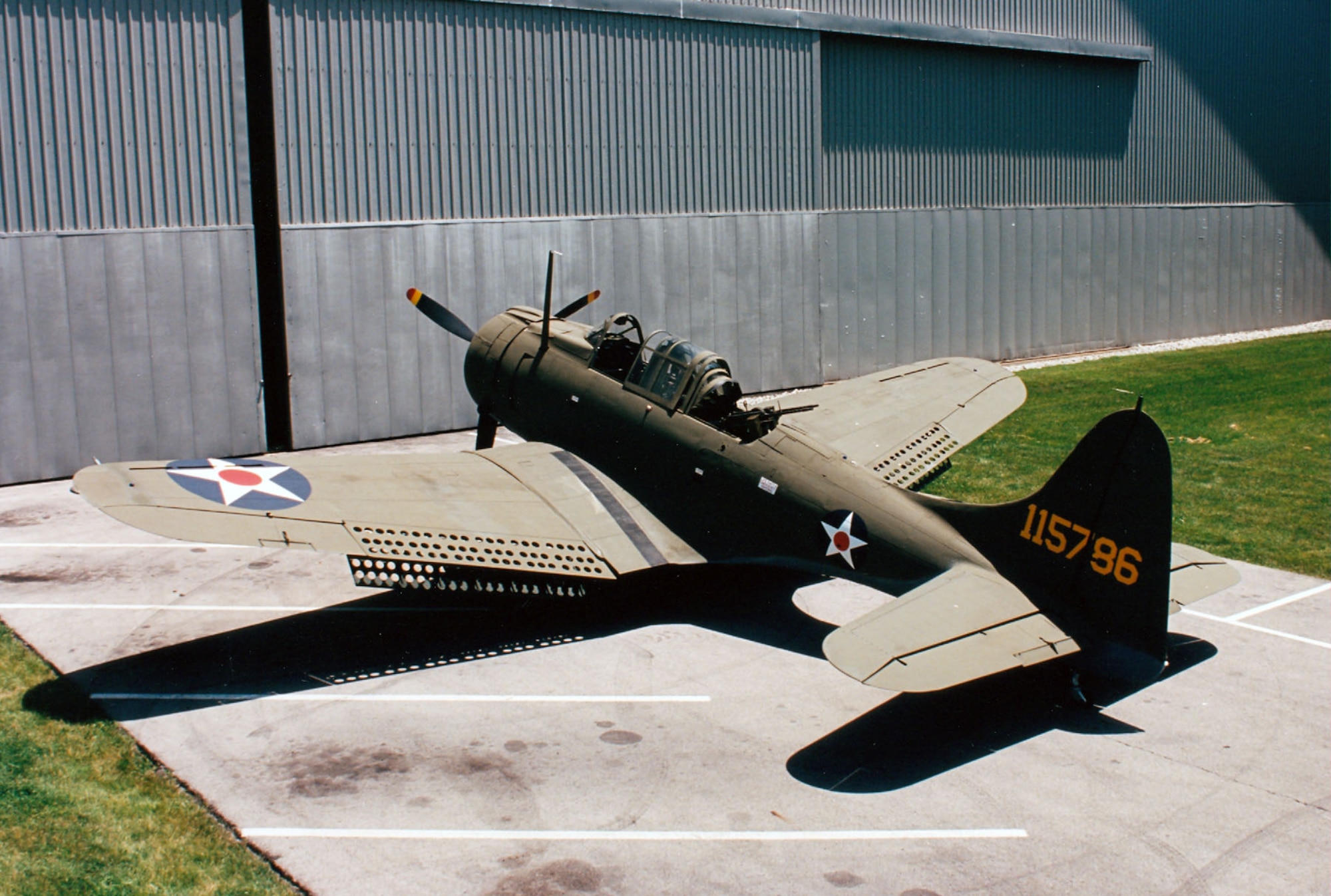 DAYTON, Ohio -- Douglas A-24 at the National Museum of the United States Air Force. (U.S. Air Force photo)