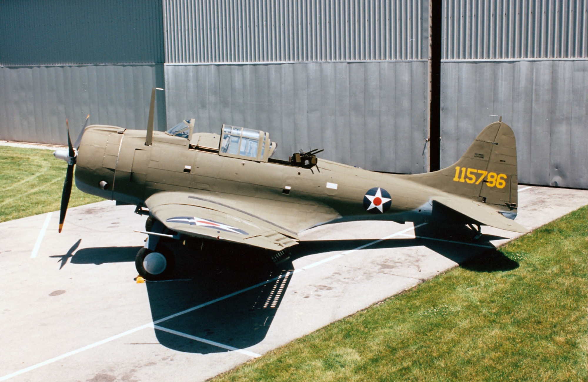 DAYTON, Ohio -- Douglas A-24 at the National Museum of the United States Air Force. (U.S. Air Force photo)