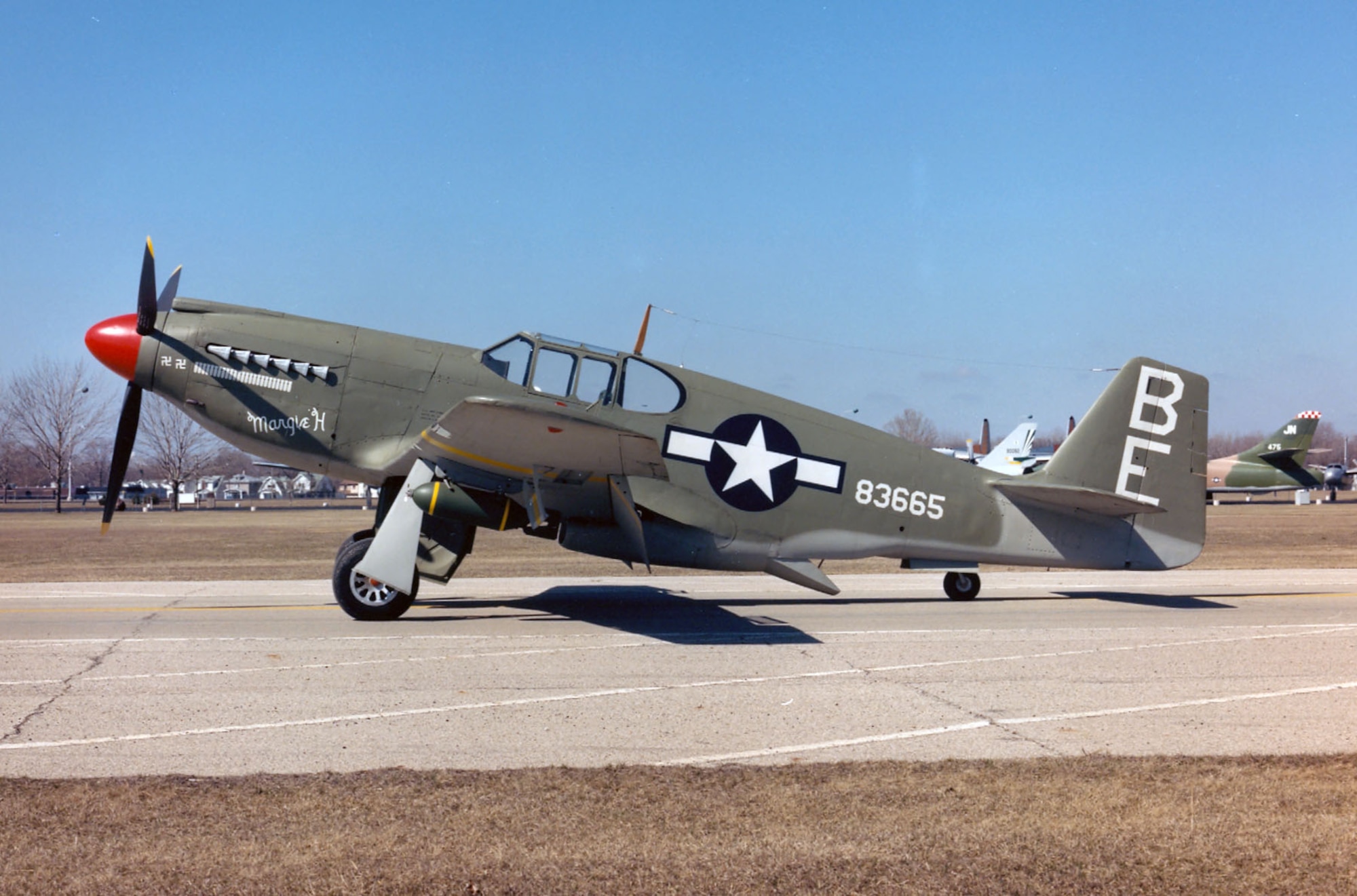 DAYTON, Ohio -- North American A-36A Mustang at the National Museum of the United States Air Force. (U.S. Air Force photo)