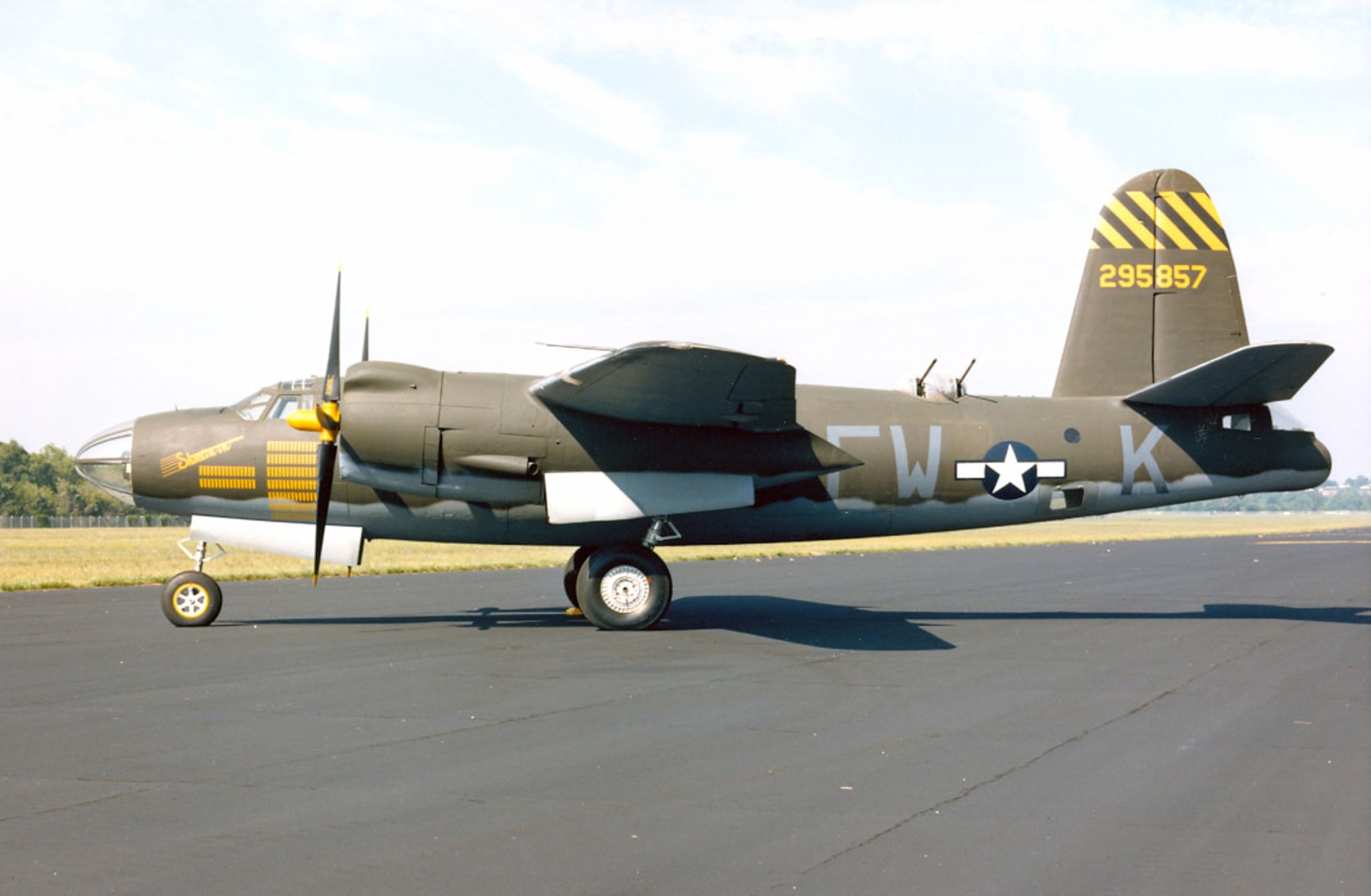 DAYTON, Ohio -- Martin B-26G Marauder at the National Museum of the United States Air Force. (U.S. Air Force photo)